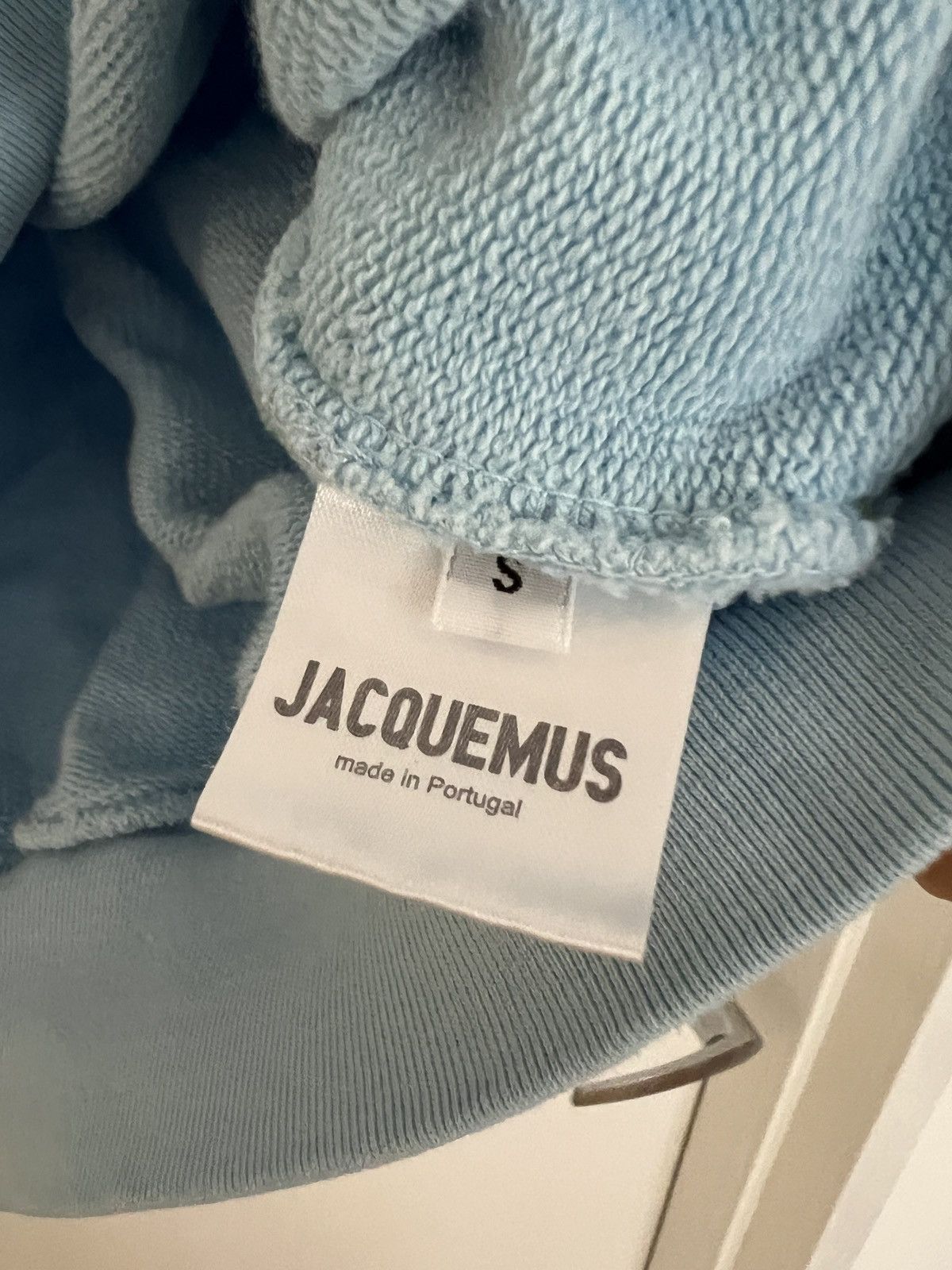 Jacquemus Baby blue sweatshirt Size US S / EU 44-46 / 1 - 4 Thumbnail