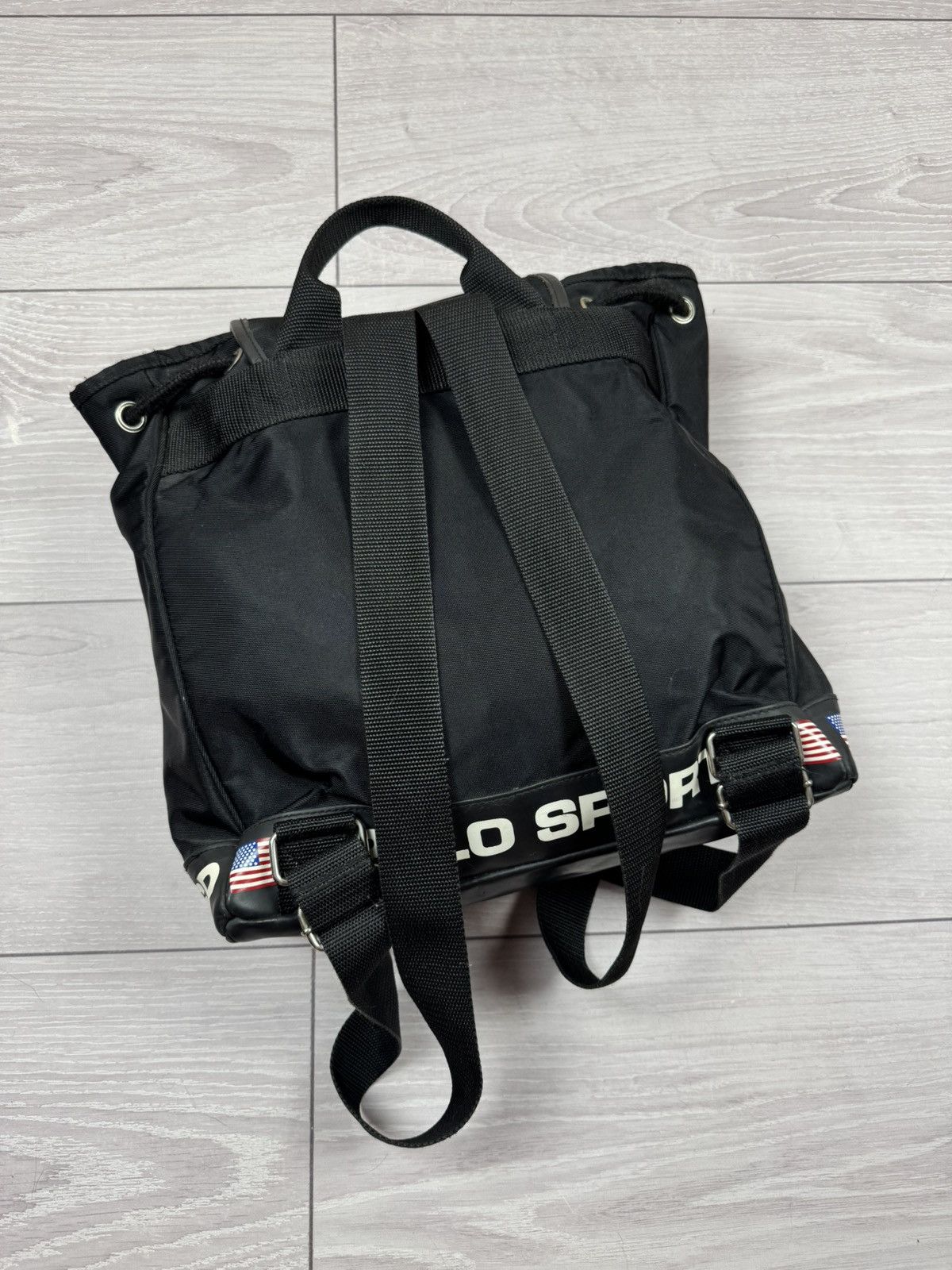 Polo Ralph Lauren Vintage 90's Polo Sport Ralph Lauren Drawstring Backpack Size ONE SIZE - 2 Thumbnail