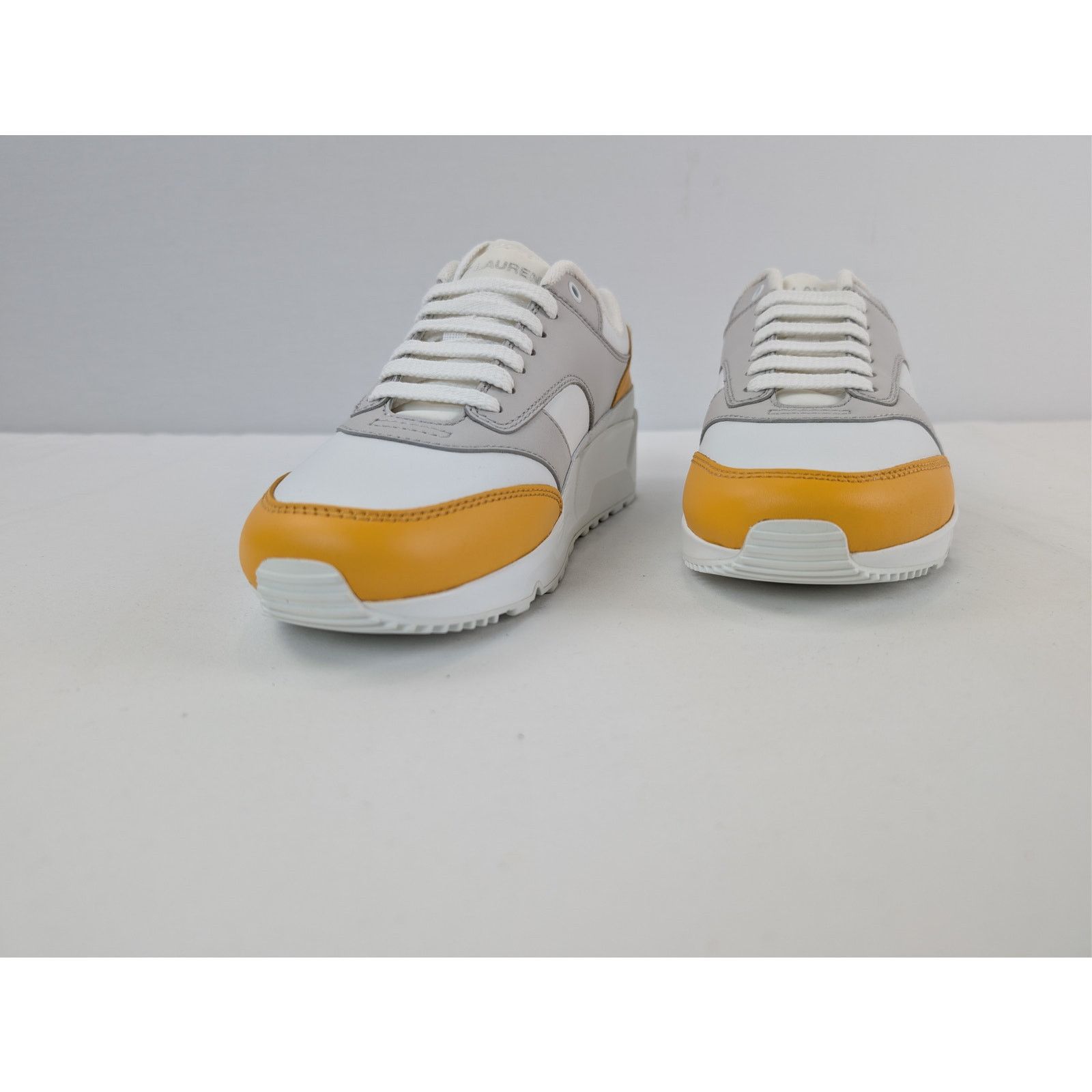 Saint Laurent Paris o1rshd1 Bump Low Top Sneaker in Yuka Yellow / Blanc Optique Size US 8 / EU 41 - 7 Thumbnail