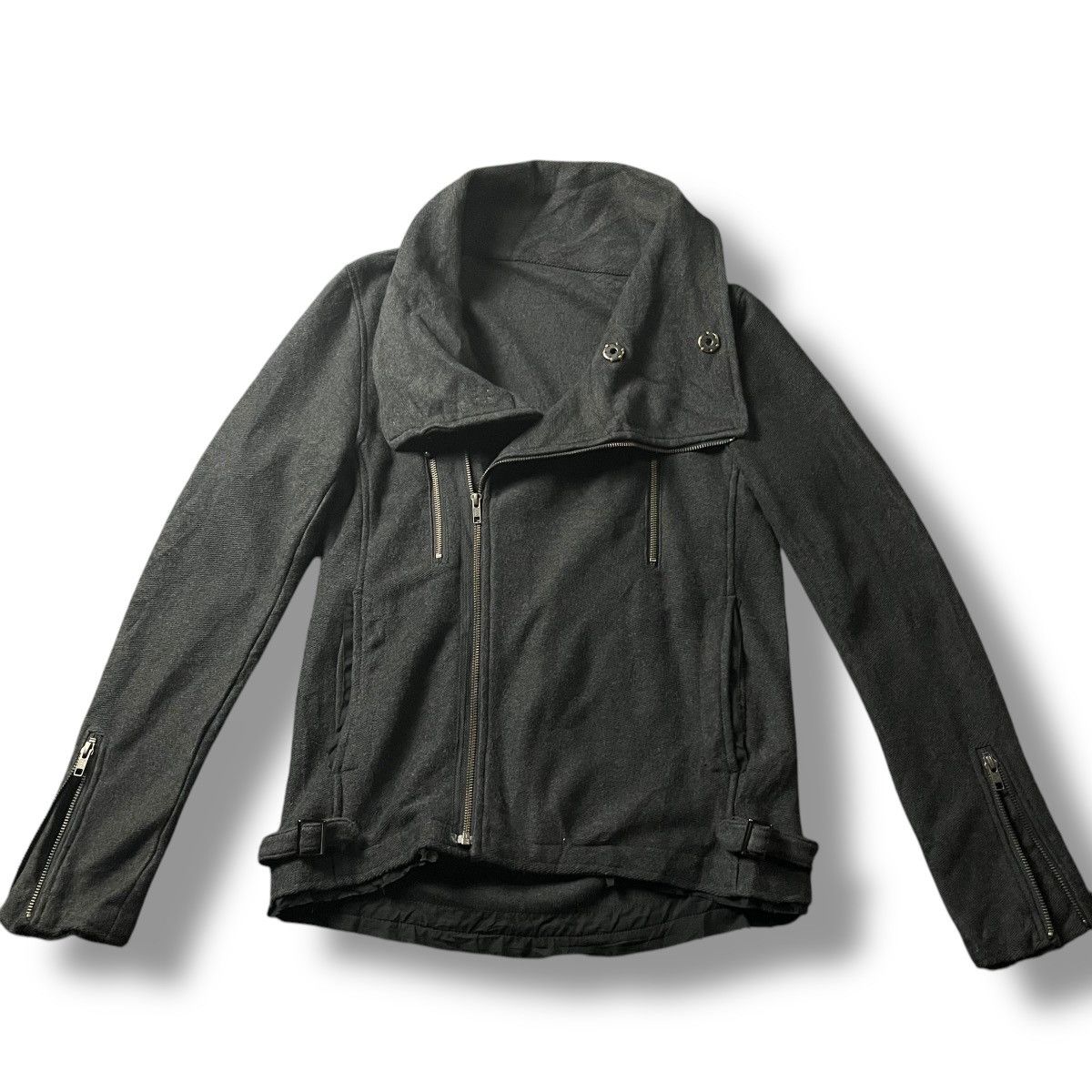 If Six Was Nine JAPANESE BRAND JPEGG ASYMMETRICAL WOOL JACKET Size US S / EU 44-46 / 1 - 1 Thumbnail