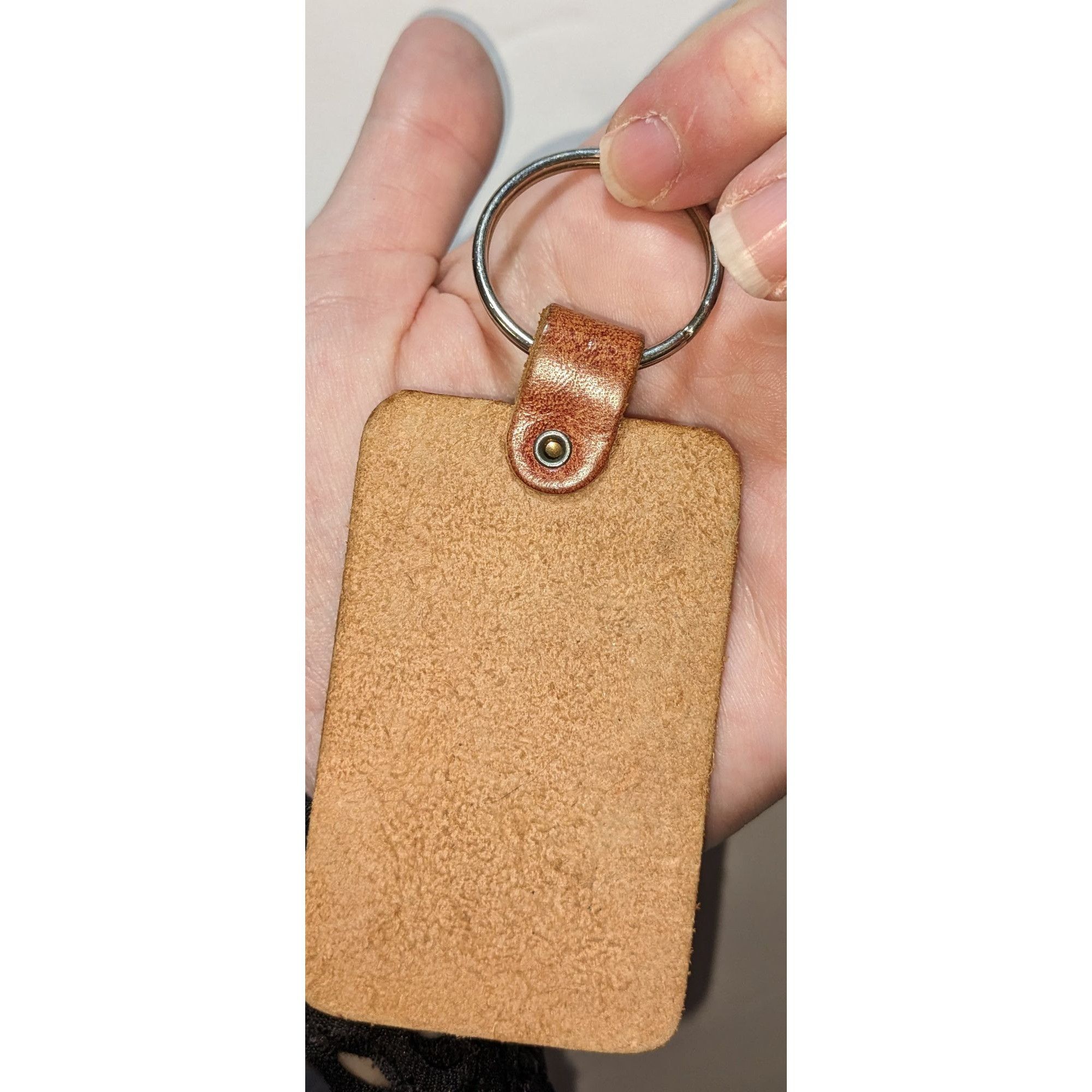 Other Yellowstone National Park Leather Keychain With "Linda" Pers Size ONE SIZE - 3 Thumbnail