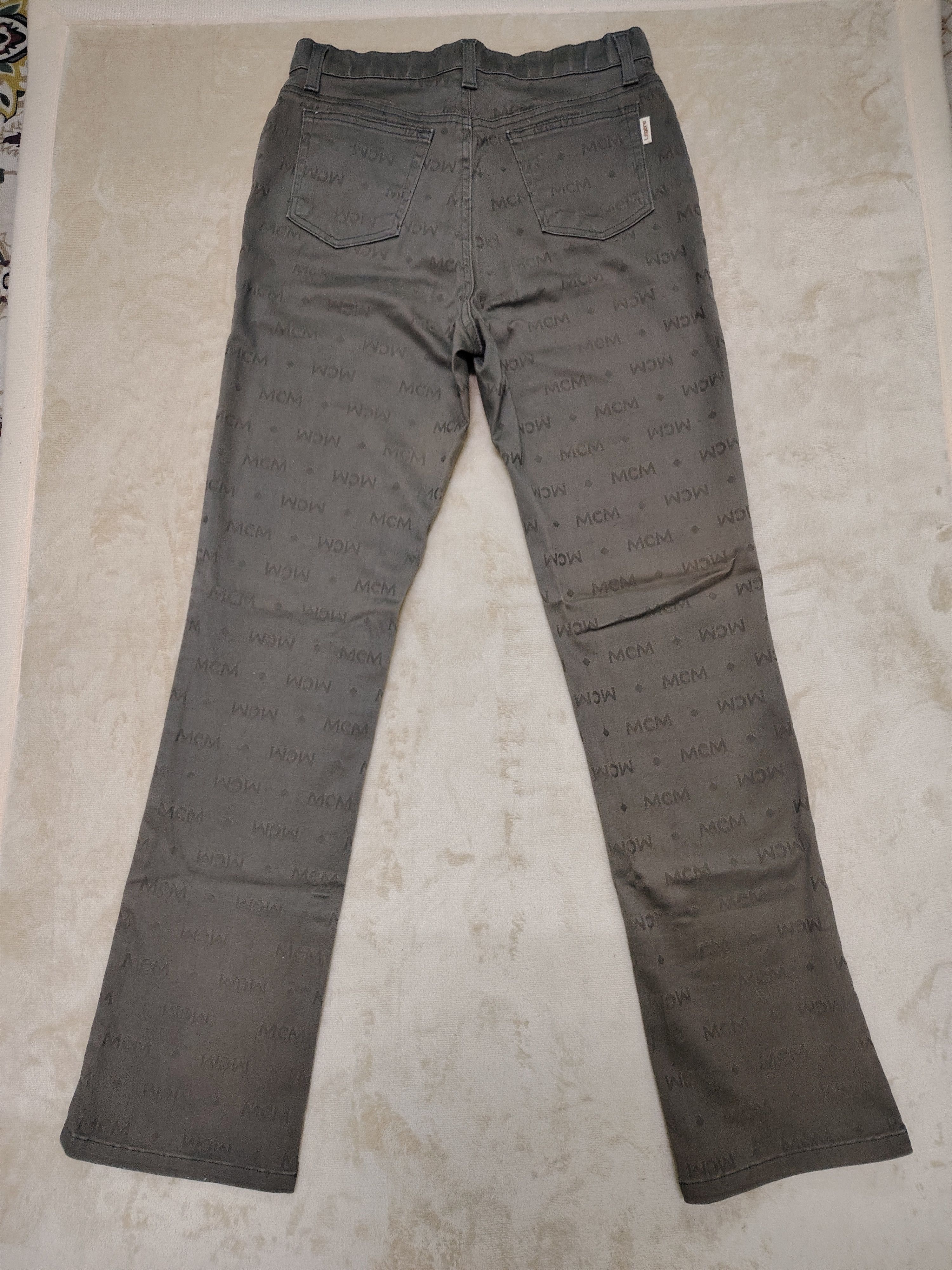 MCM VINTAGE MCM LEGERE MONOGRAM STRETCHABLE JEANS SUN FADED Size US 29 - 4 Thumbnail