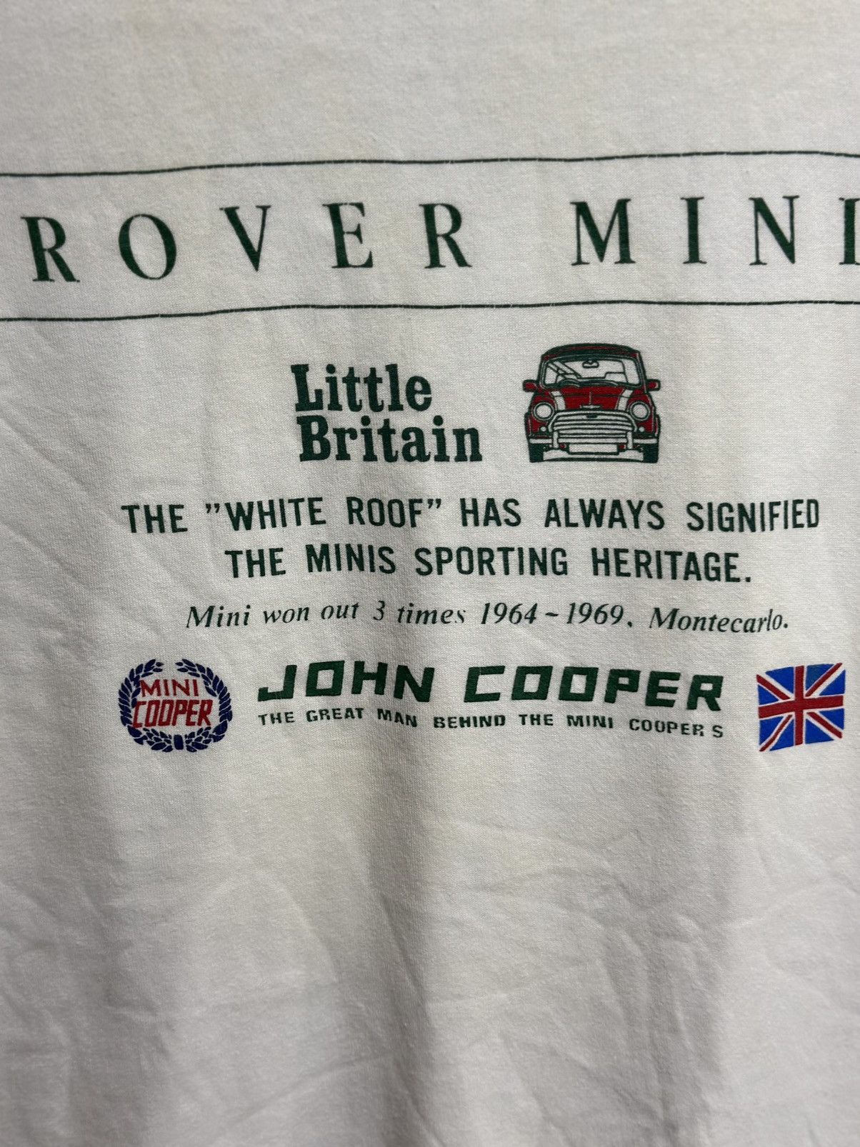 Cooper × Vintage Vintage Rover Mini John Cooper Faded Tee Size US M / EU 48-50 / 2 - 2 Thumbnail