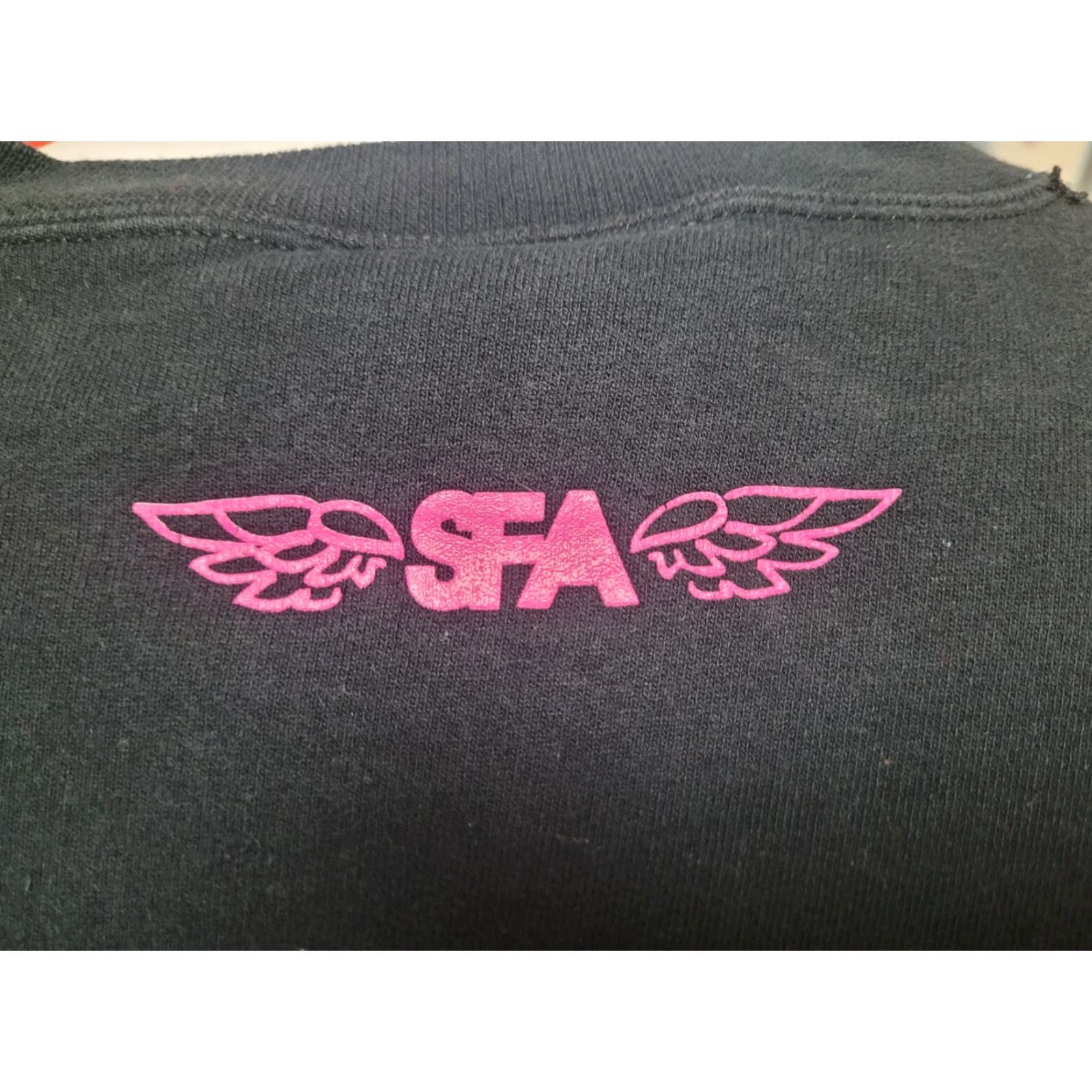 Hanes SFA Stayfly Sweatshirt Crew Neck Long Sleeve Black Large Hanes 90% Cotton 10% Polyester Mens Crew Neck Sweatshirt Street Wear Ghost Angel Style Size US L / EU 52-54 / 3 - 4 Thumbnail