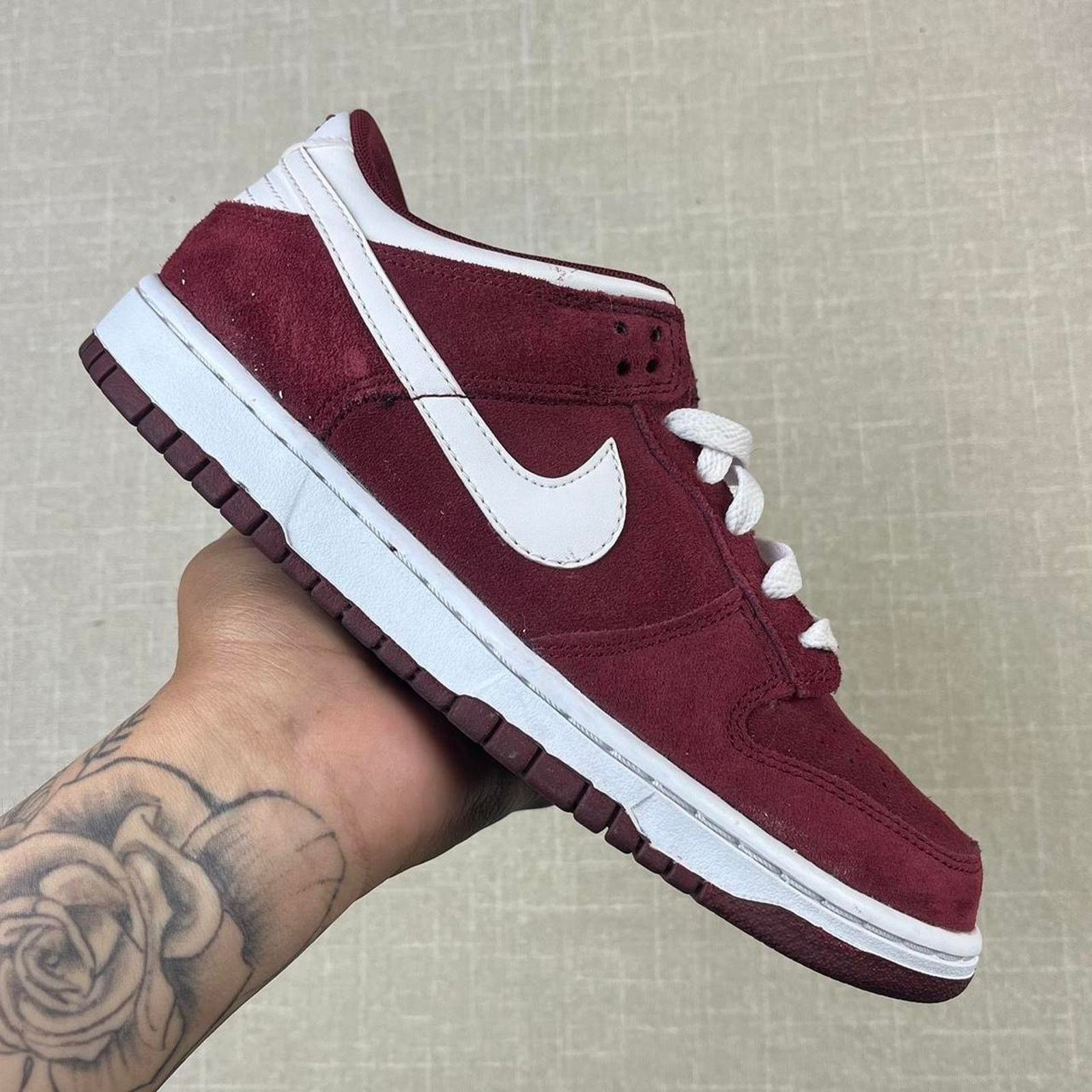 Nike 2017 NIke Dunk Low “Burgundy" Size US 8 / IT 38 - 1 Thumbnail