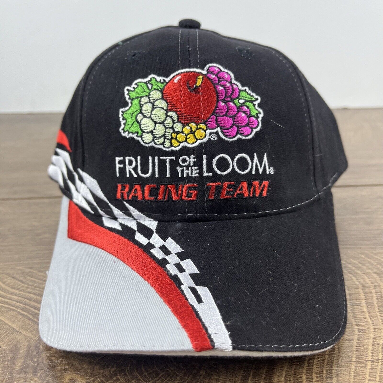 Other Fruit of the Loom Racing 55 Hat Black Cap Hat Adjustable Bla Size ONE SIZE - 4 Thumbnail