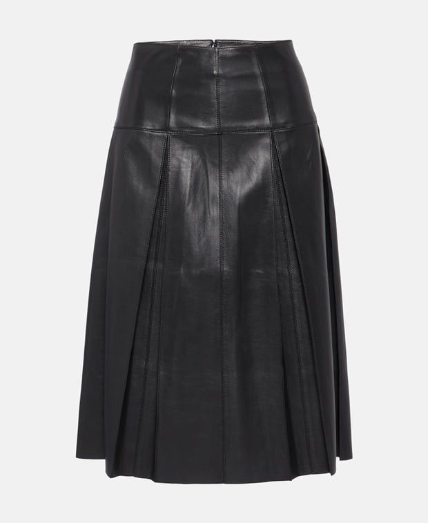 Salvatore Ferragamo Leather skirt Size 42" / US 20 - 1 Preview