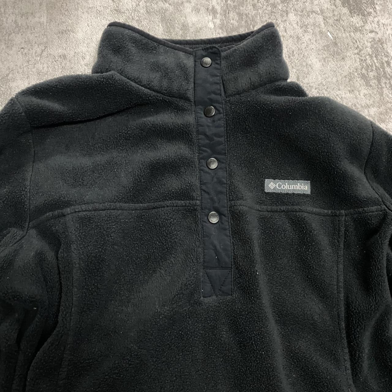 Columbia Black Columbia fleece pullover Winter Cozy Rap hip hop Boxy Size US M / EU 48-50 / 2 - 3 Thumbnail