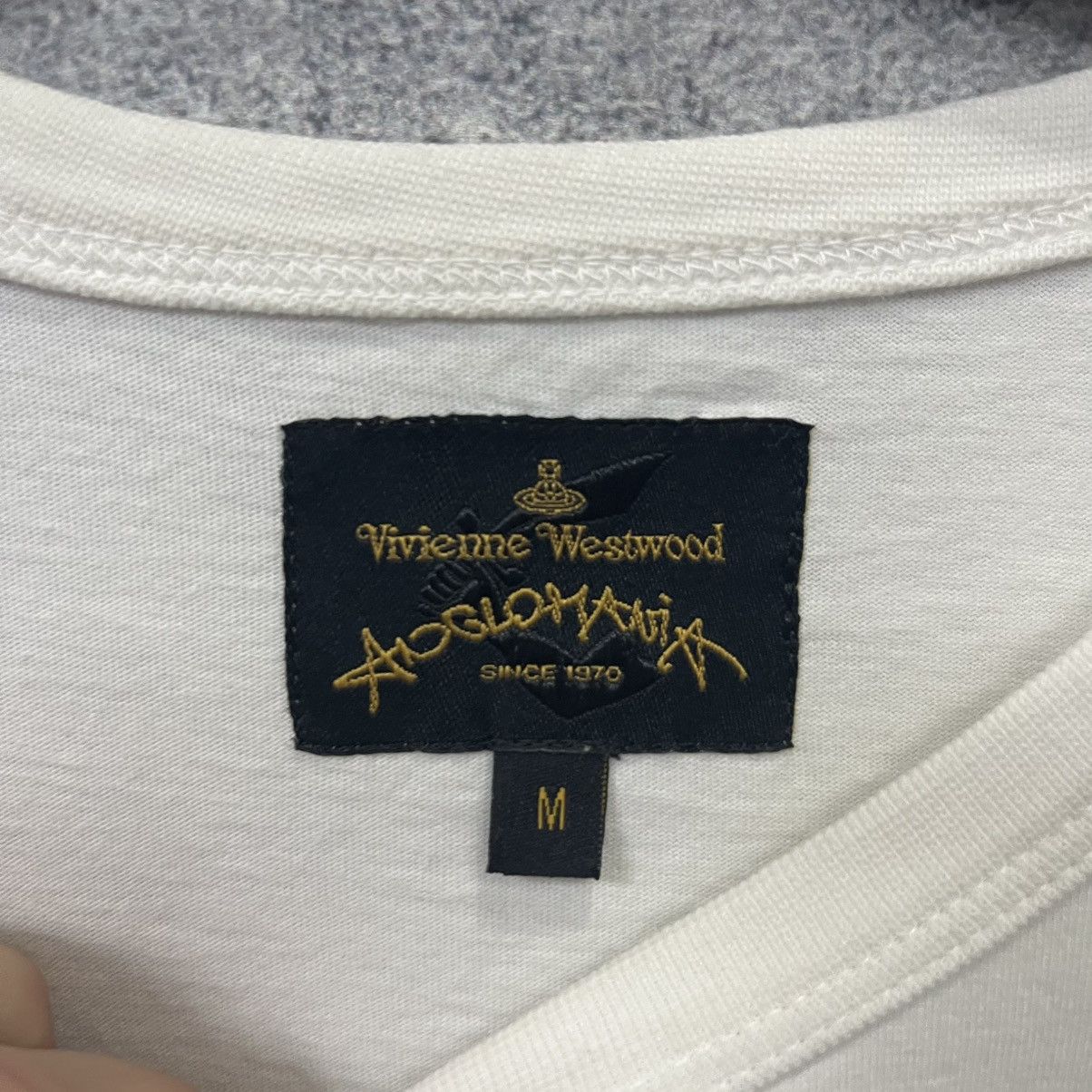Vivienne Westwood Vivienne Westwood Big Logo T shirt White Size M Size US M / EU 48-50 / 2 - 10 Thumbnail