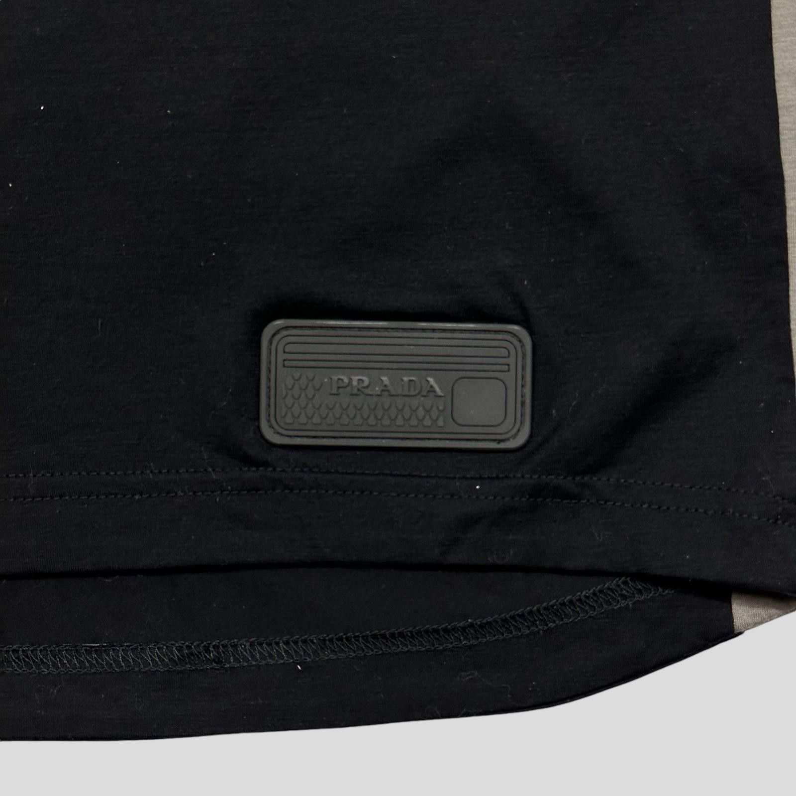 Prada Prada Milano 2018 Rubber Race Logo Panelled Longsleeve - M Size US M / EU 48-50 / 2 - 3 Thumbnail