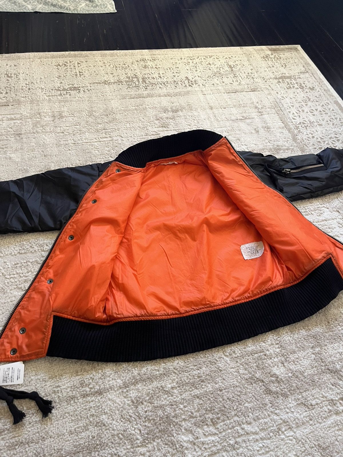 Greg Lauren Greg Lauren Black Nylon Flight Jacket Size US S / EU 44-46 / 1 - 10 Thumbnail