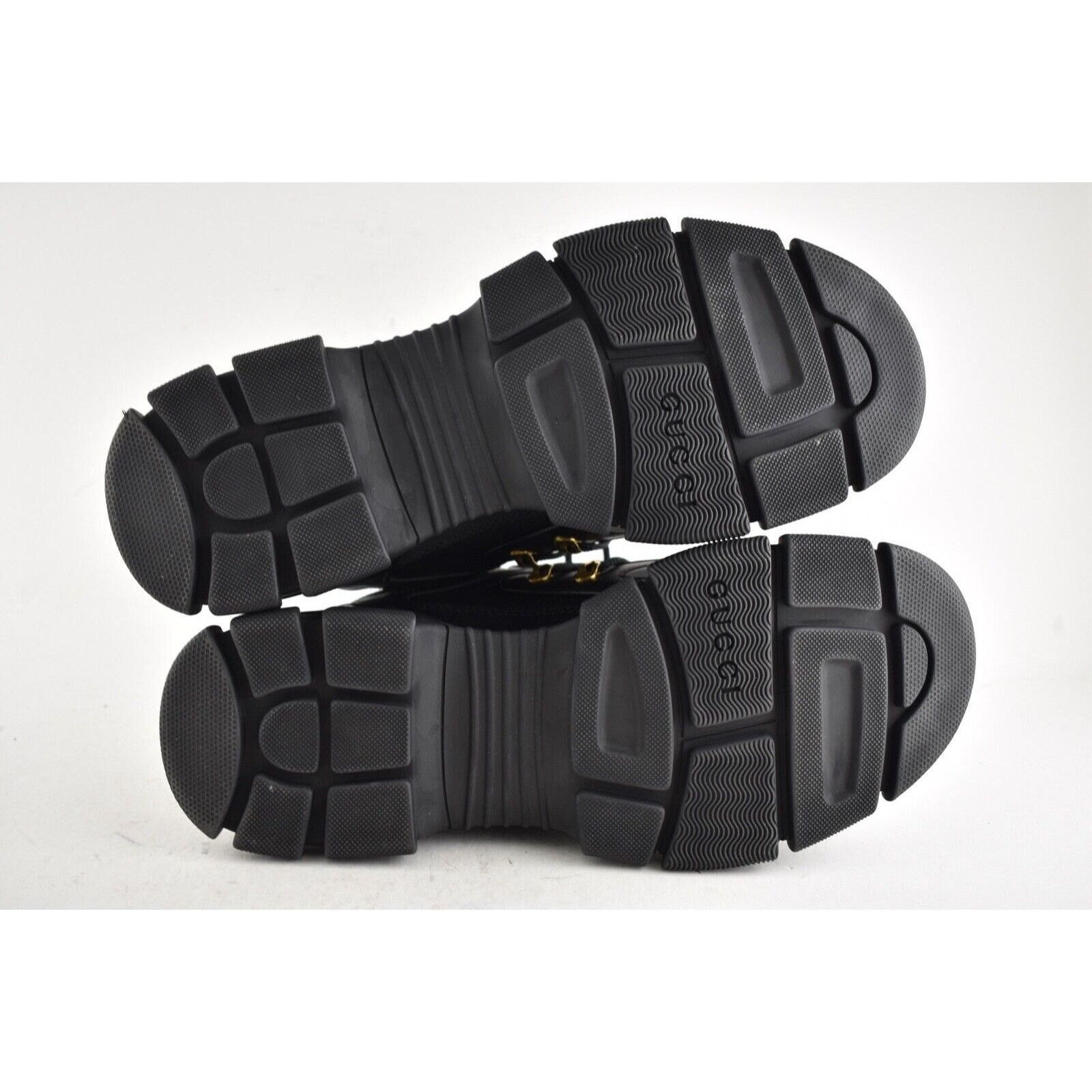 Gucci Gucci Mens Flashtrek Journey Black Leather Hiker Chunky Size US 7 / EU 40 - 12 Thumbnail