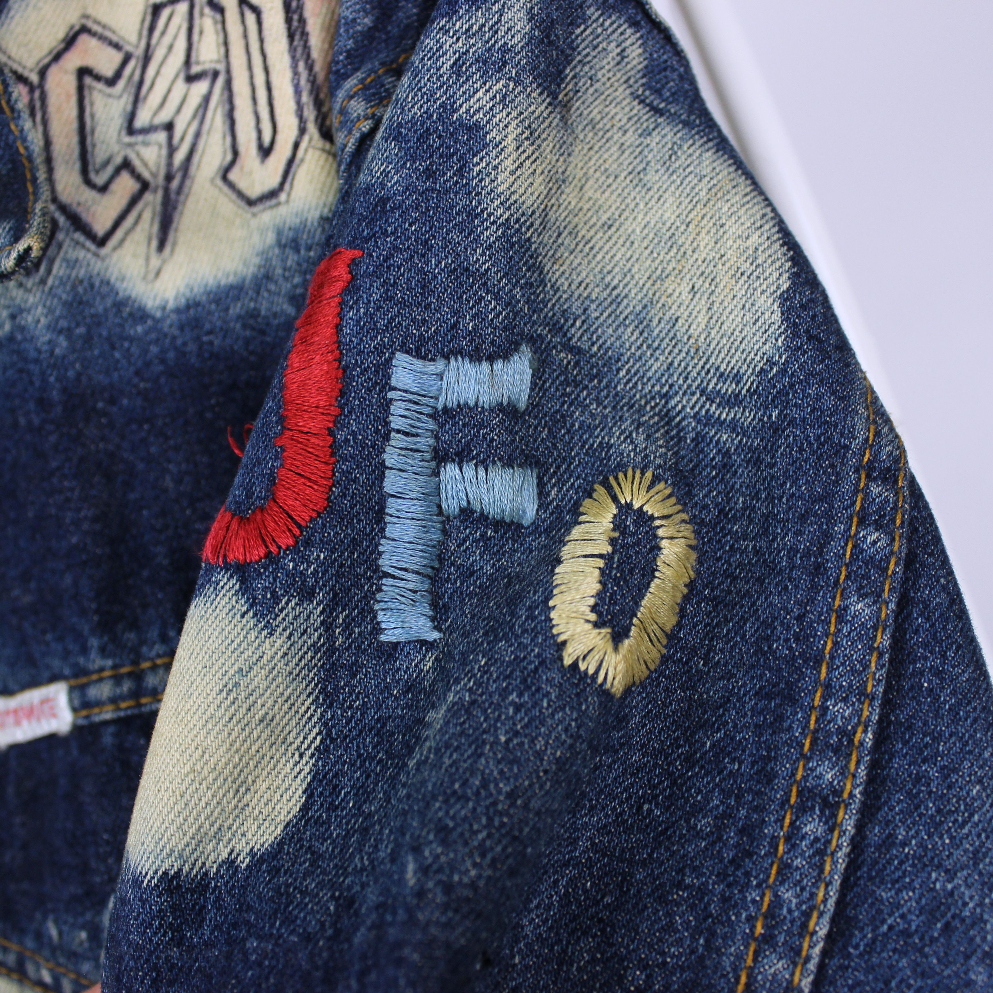 AC/DC AC/DC customs reworked denim jacket women Dynamite XS S Size S / US 4 / IT 40 - 7 Thumbnail