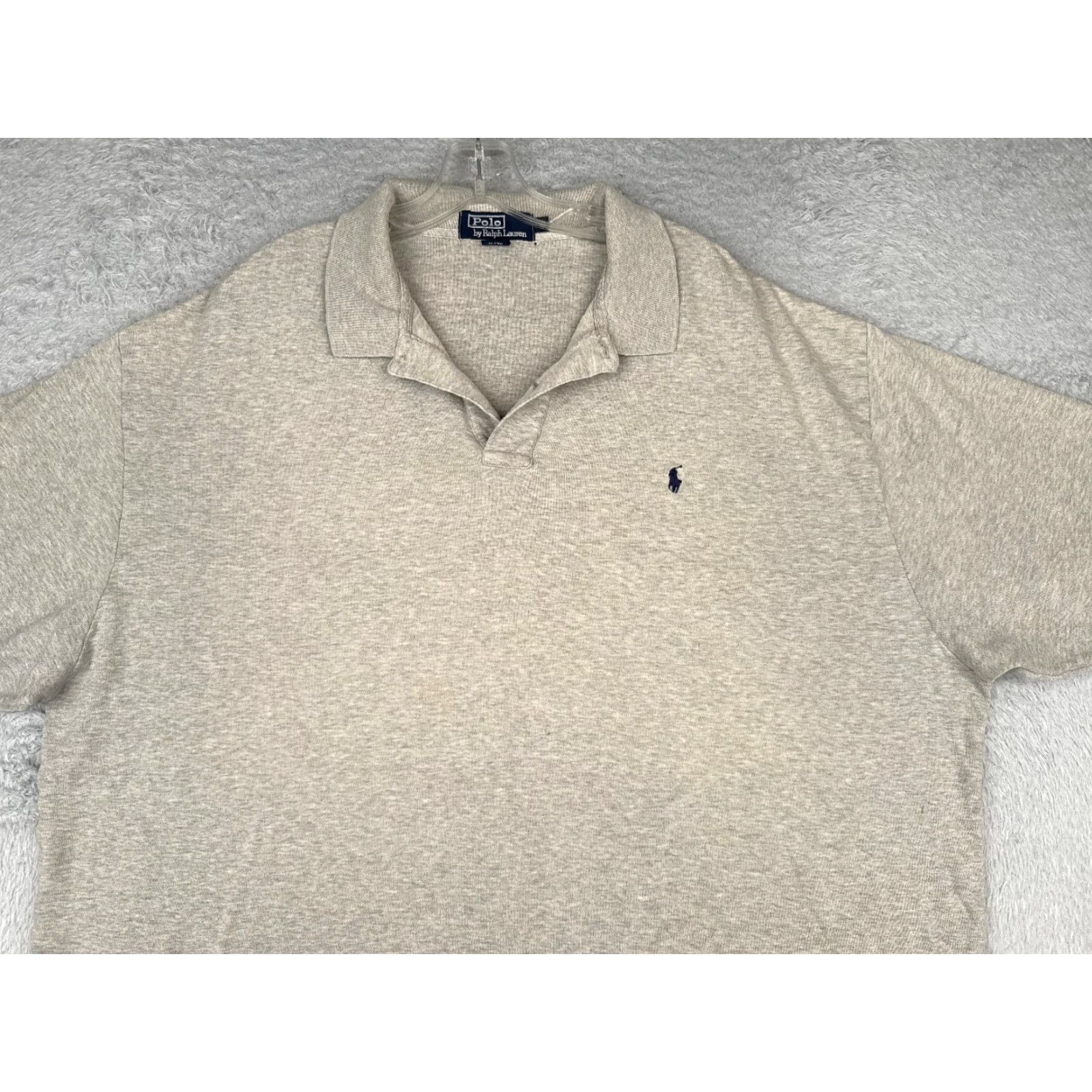 Ralph Lauren VINTAGE Ralph Lauren Polo Shirt Men 2XL Gray Short Sleeve Polo Shirt 2XL Gray Men Casual Sports Size US XXL / EU 58 / 5 - 4 Thumbnail