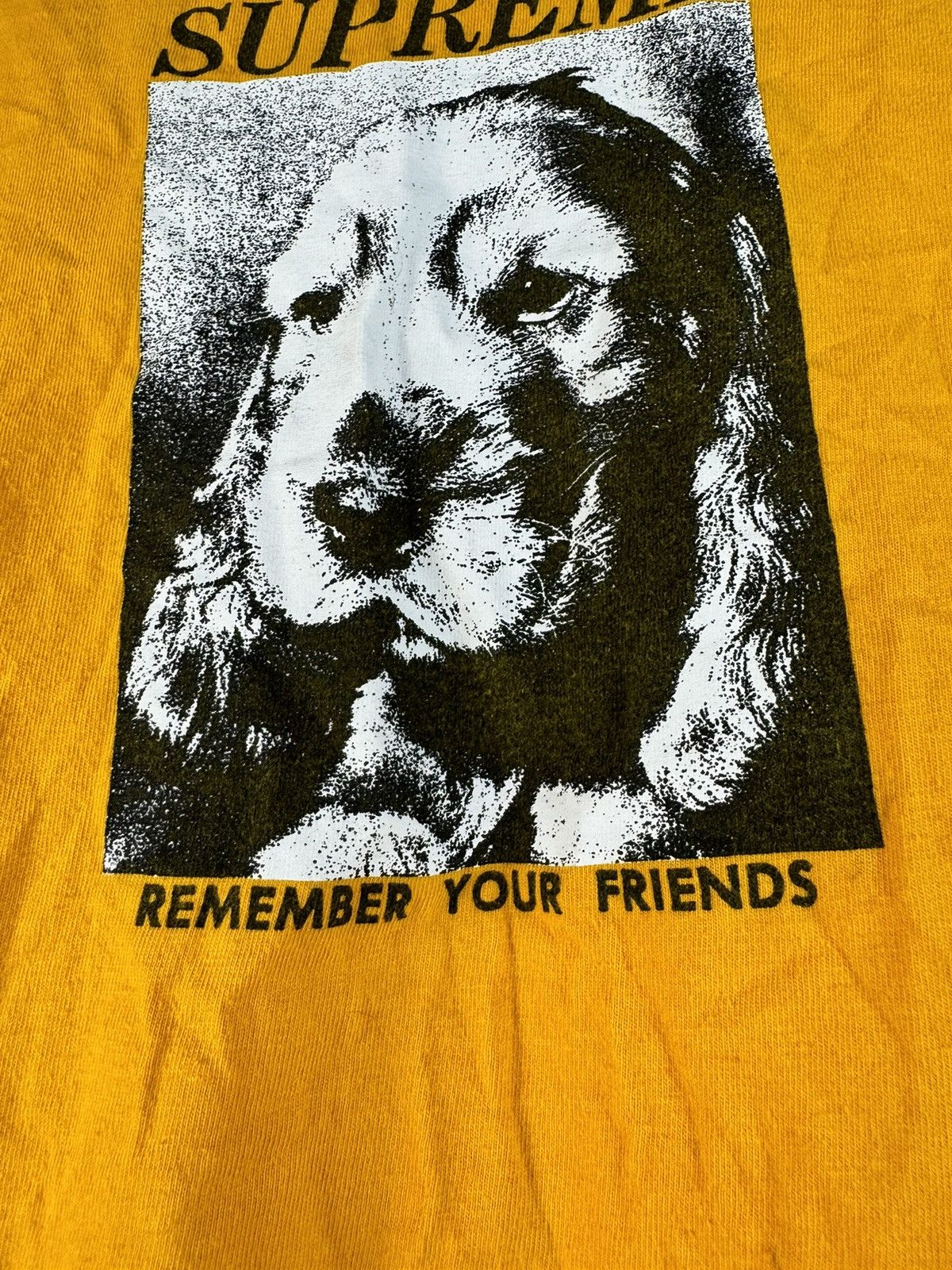 Supreme FW18 Supreme Remember Tee T-Shirt Yellow Size US L / EU 52-54 / 3 - 5 Thumbnail