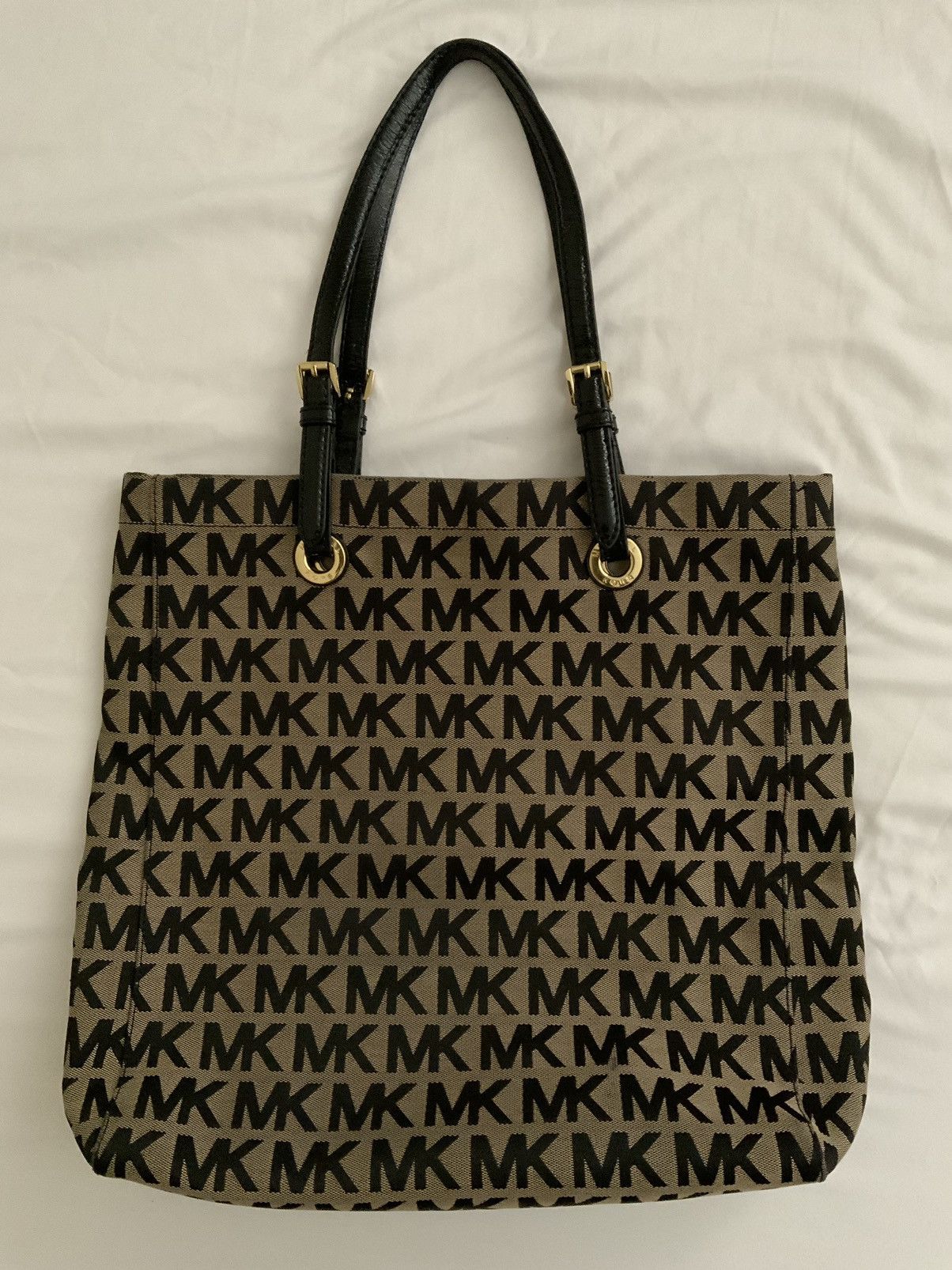 Kors Jacquard Fabric Tote Bag popular