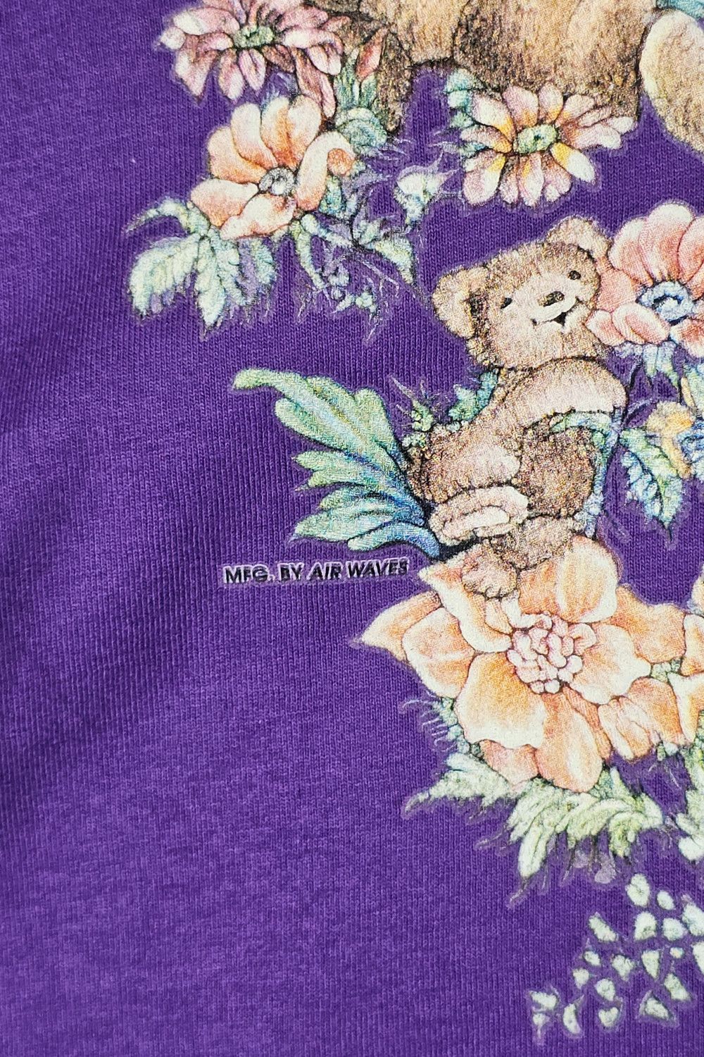 Fruit Of The Loom 1990s Air Waves x Joan Marie “Teddy Wreath” Tee - FOTL Best Size US L / EU 52-54 / 3 - 7 Thumbnail