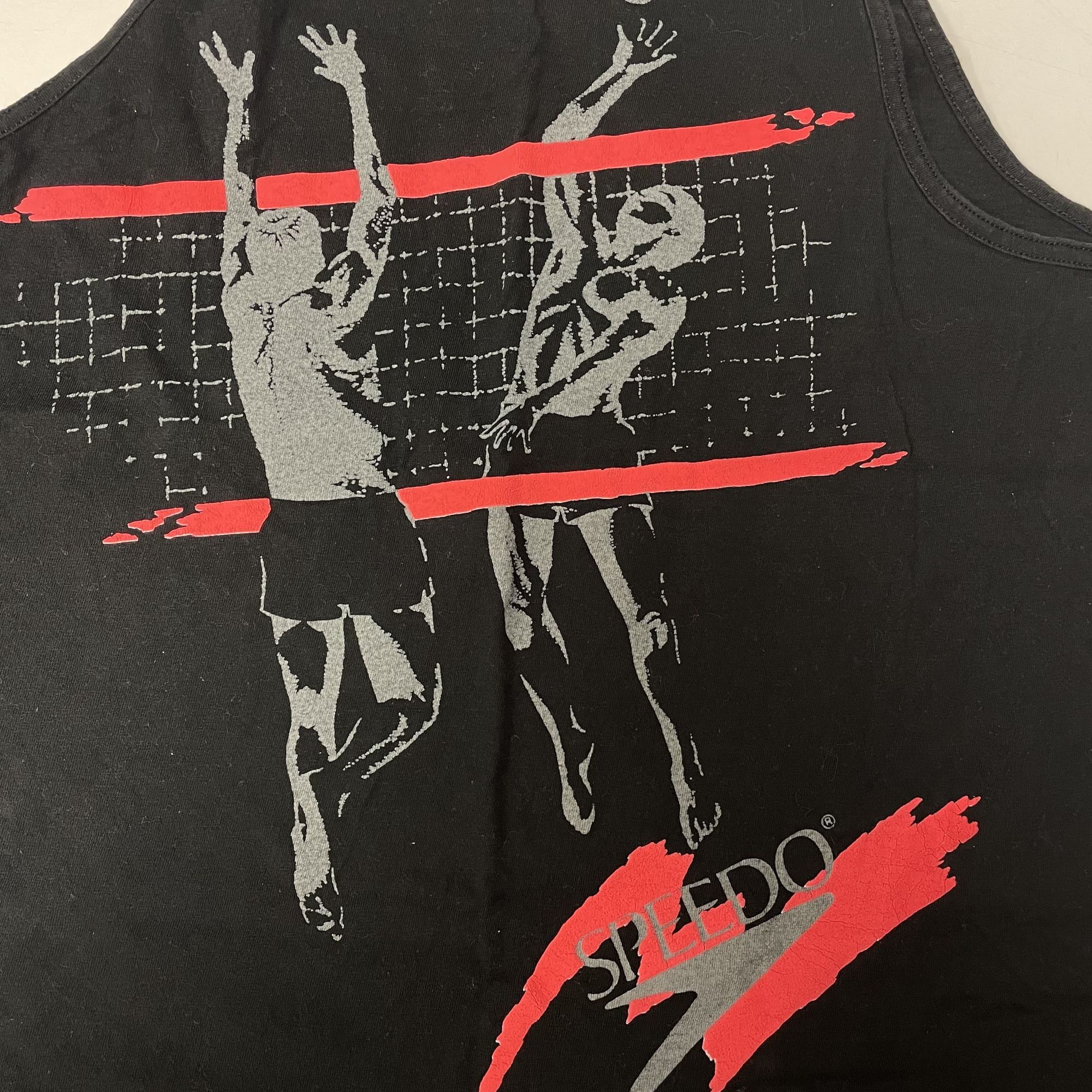 Speedo NOS New Vtg Speedo NEON Tank Top BEACH Volleyball Tank Top Size US XL / EU 56 / 4 - 6 Thumbnail