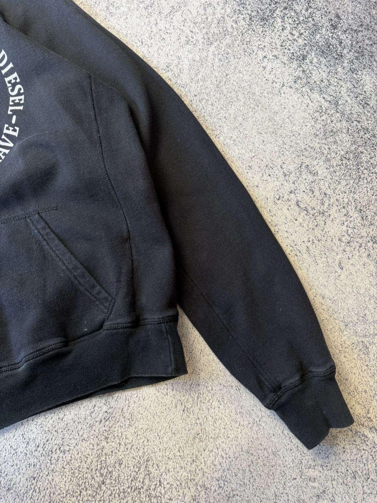Diesel Vintage Diesel Distressed Faded Hoodie Y2K Dig Logo Size US M / EU 48-50 / 2 - 11 Thumbnail