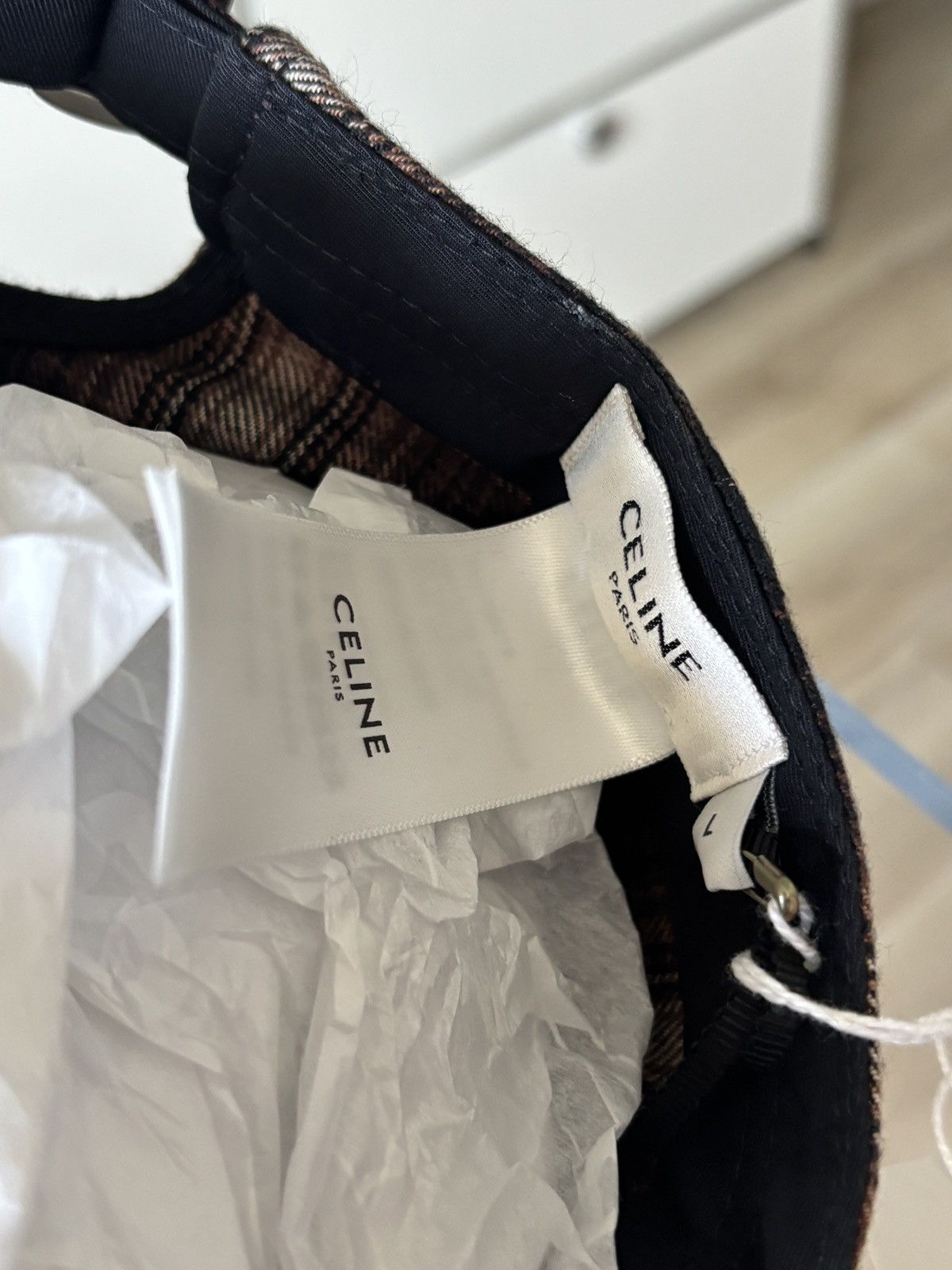 Celine CELINE | $590 | WOOL COLLEGE PATCH LETTER BASEBALL HAT Size ONE SIZE - 10 Thumbnail