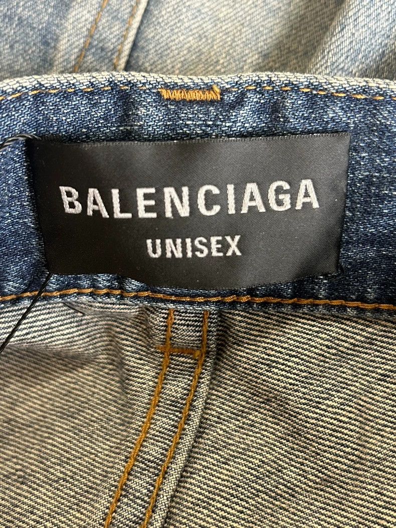 Balenciaga Balenciaga size XS Waist drawstring strap vintage blue was Size US 27 - 3 Thumbnail