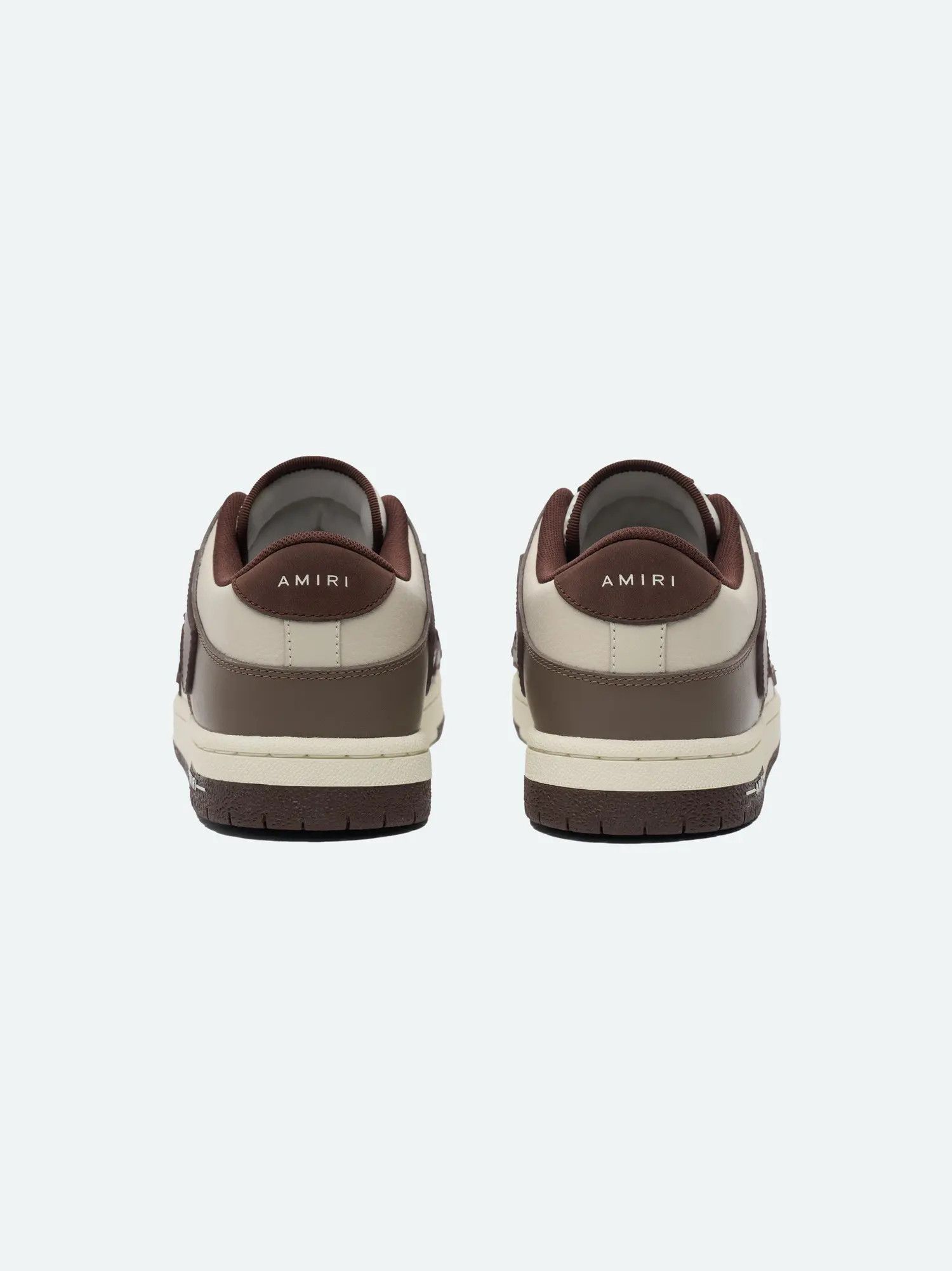 Amiri oc11z0925 Skelton Low Top Sneakers in Brown/Sea Salt Size US 11 / EU 44 - 4 Thumbnail
