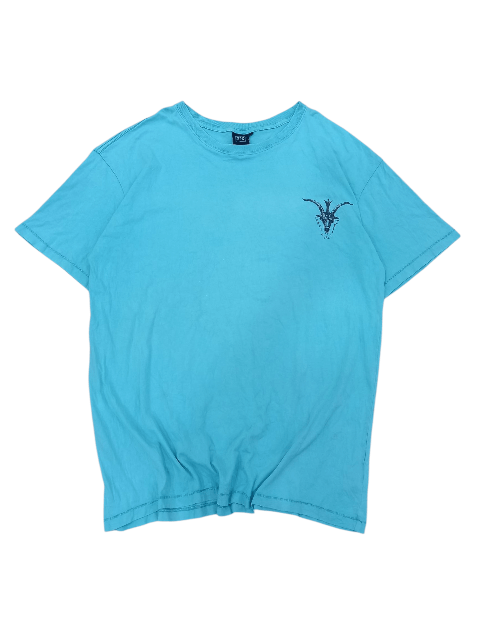 Rusty Vintage Rusty x Six "Horny For Summer" Baphomet Backhit Tee Size US XL / EU 56 / 4 - 2 Thumbnail