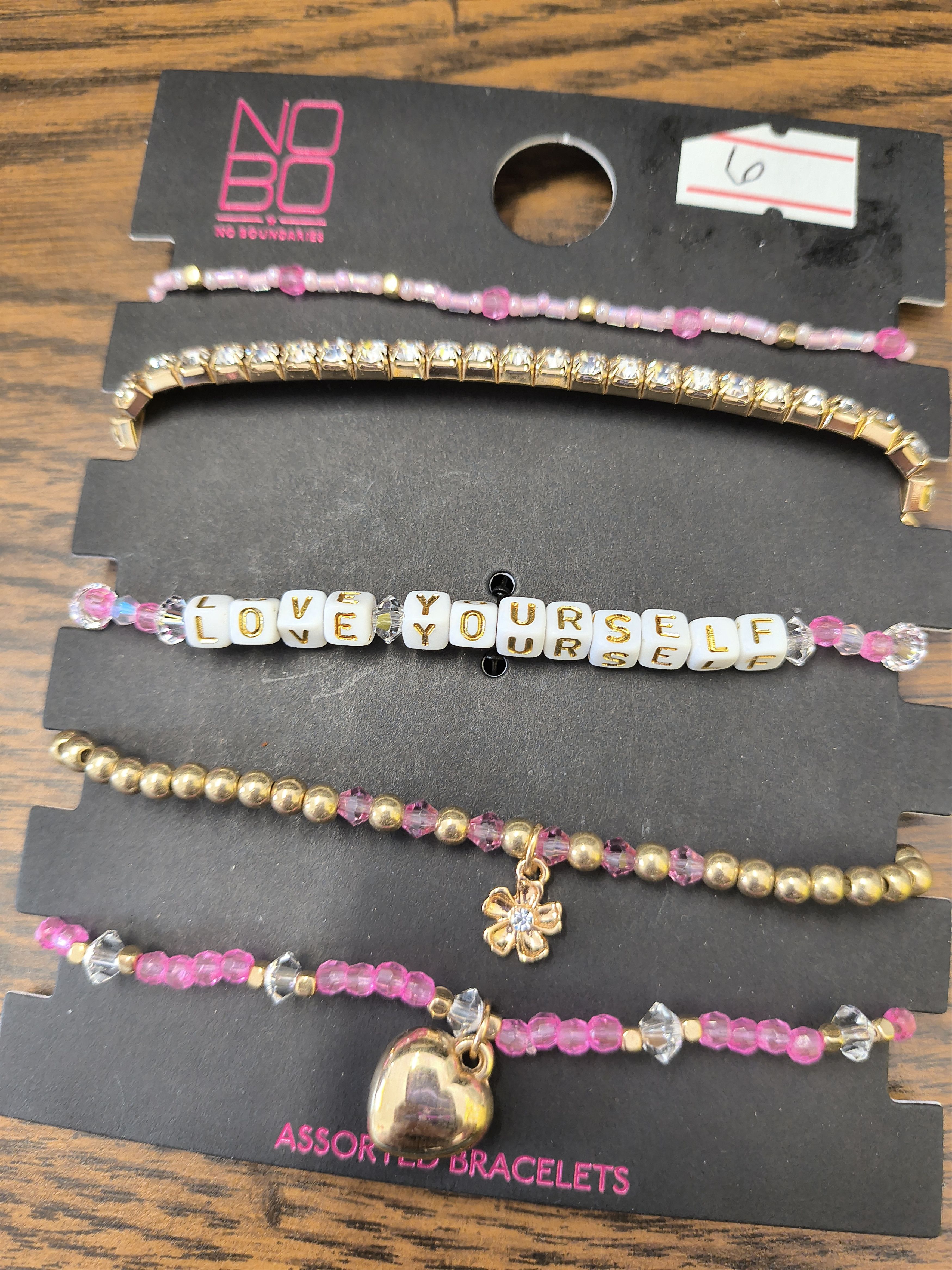 Walmart Set of 5 No Boundaries assorted bracelets Size ONE SIZE - 1 Thumbnail