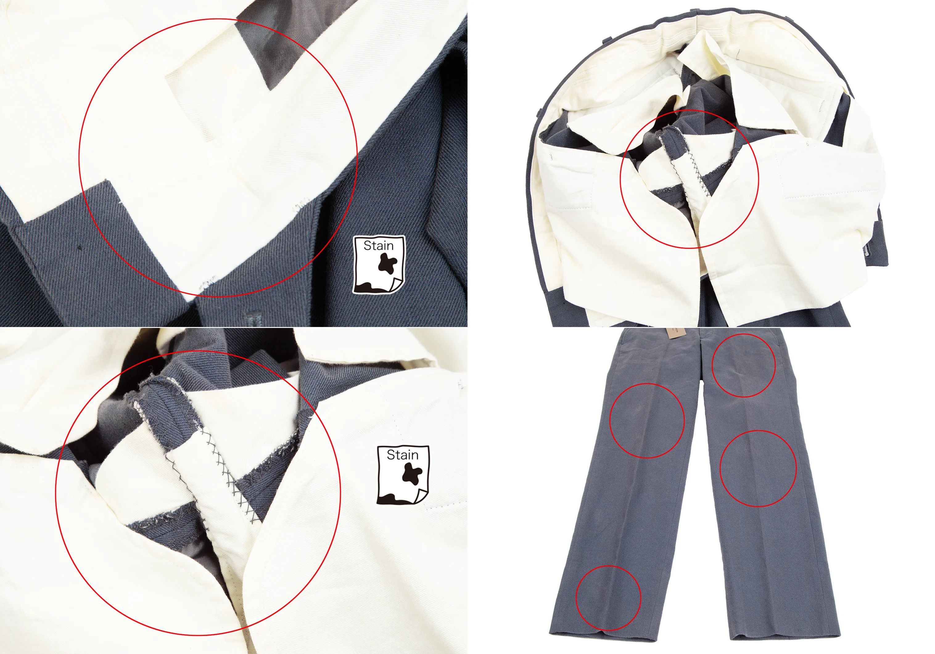 Comme des Garcons Homme Plus Cotton Linen Suit Set in Blue Gray Size S/SS Size US S / EU 44-46 / 1 - 14 Thumbnail