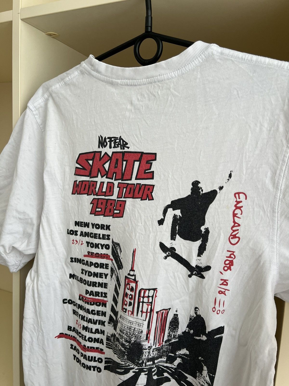 No Fear No Fear Skate World Tour T-Shirt Tee Size M Size US M / EU 48-50 / 2 - 7 Thumbnail