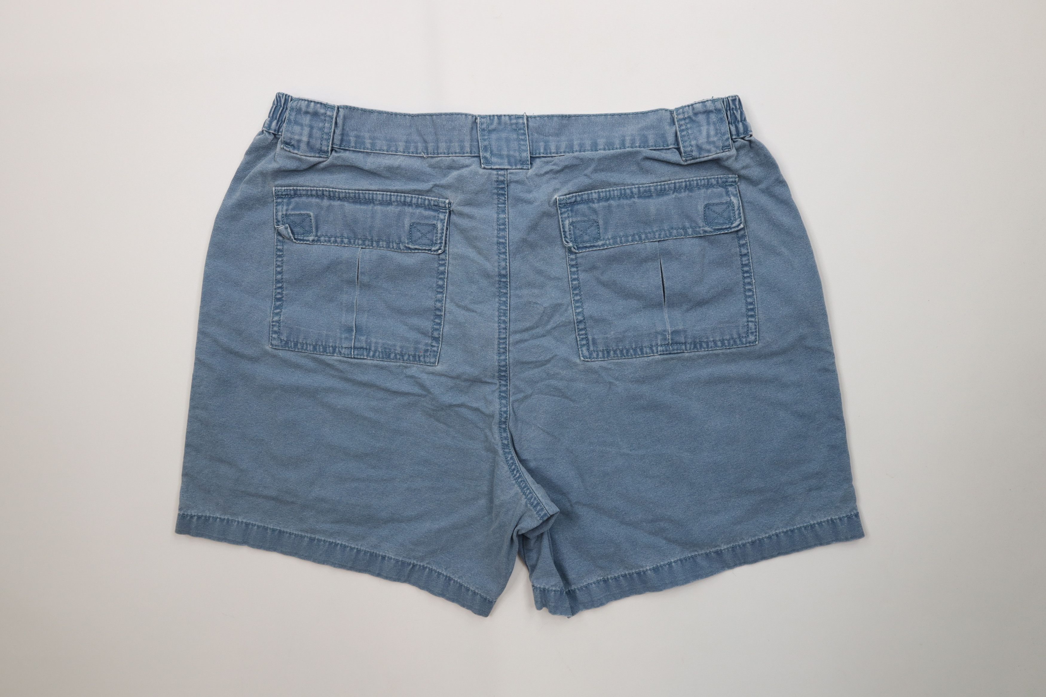 Vintage Vintage 90s Streetwear Above Knee Canvas Cargo Shorts Size US 38 / EU 54 - 7 Thumbnail