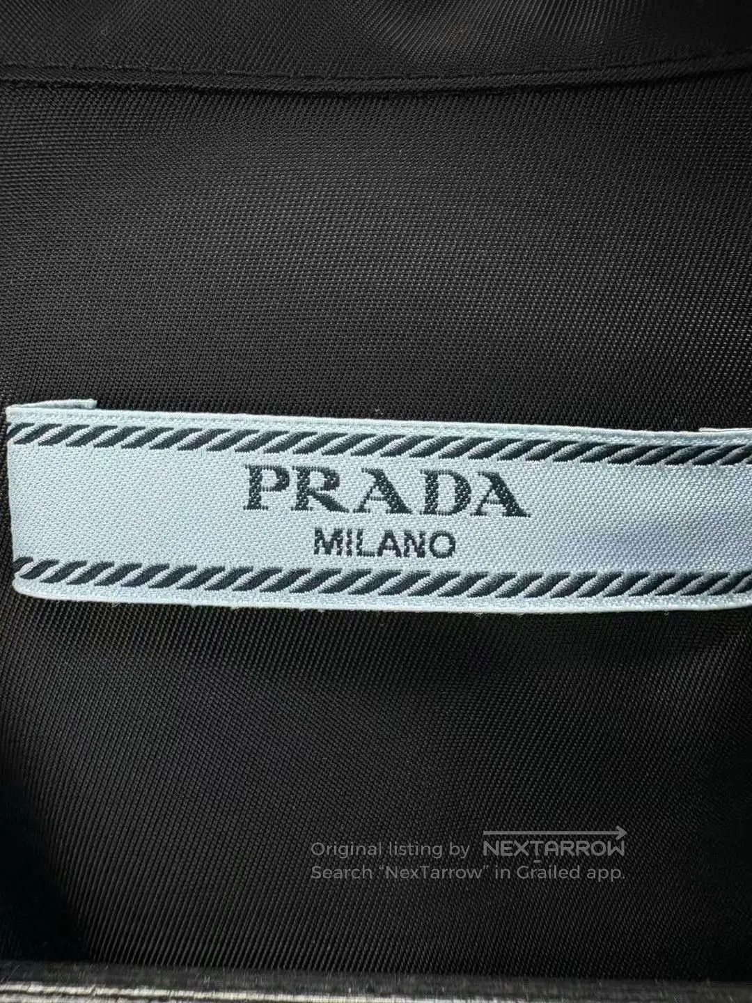 Prada prada logo nylon short sleeve shirt. Size US M / EU 48-50 / 2 - 4 Thumbnail