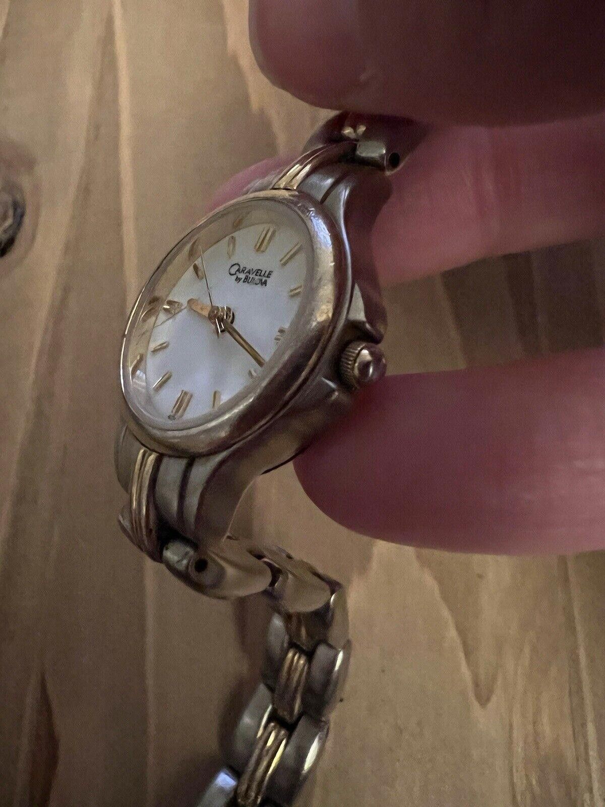 Bulova caravelle by bulova womens watch 2 Tone New Battery Size ONE SIZE - 2 Thumbnail