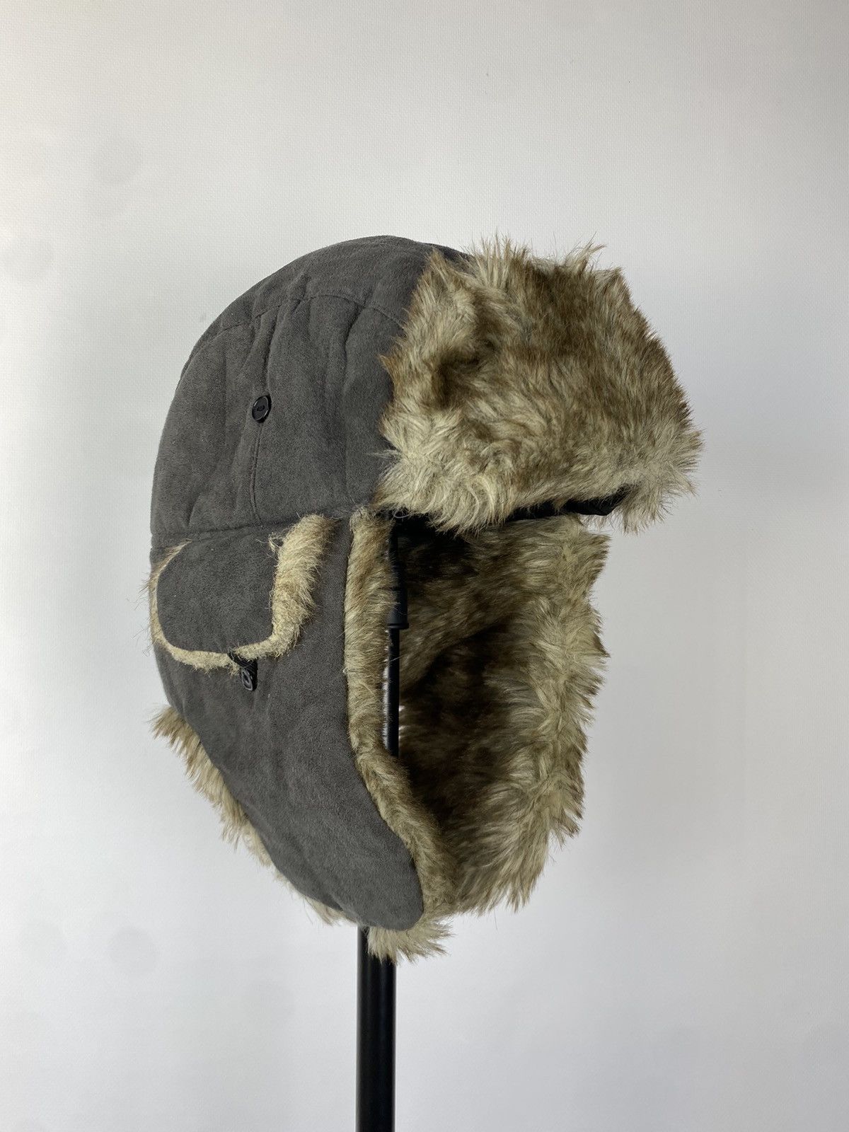 Hysteric Glamour × Japanese Brand Y2K American Vintage Fuzzy Hat Mohair Ushanka Beauty Beast Size ONE SIZE - 3 Thumbnail