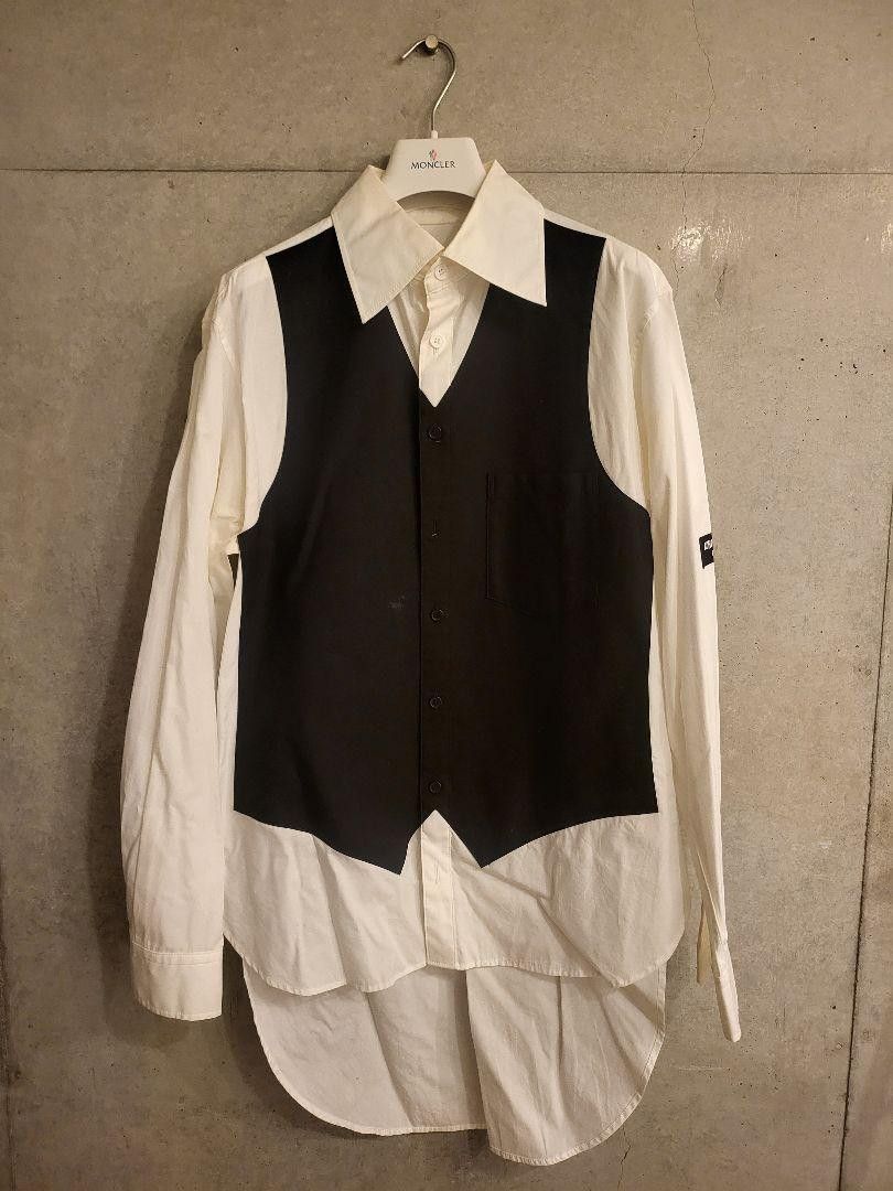 Yohji Yamamoto POUR HOMME vest integrated shirts Size US M / EU 48-50 / 2 - 1 Thumbnail