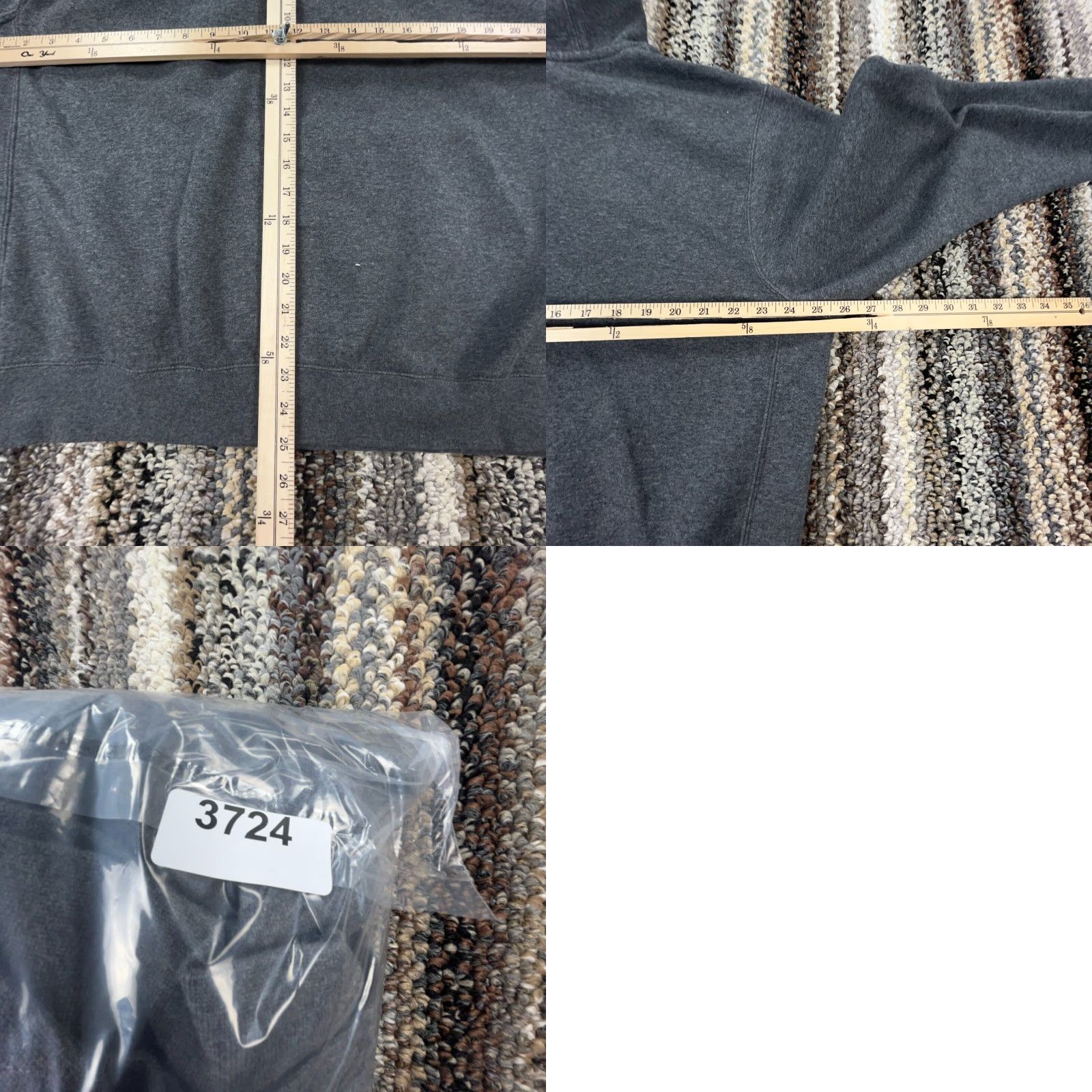 Nike Nike Hoodie Men Large Gray White Pullover Sweatshirt with Swoosh Logo Retro 90s Classic Grunge Style Size US L / EU 52-54 / 3 - 8 Thumbnail