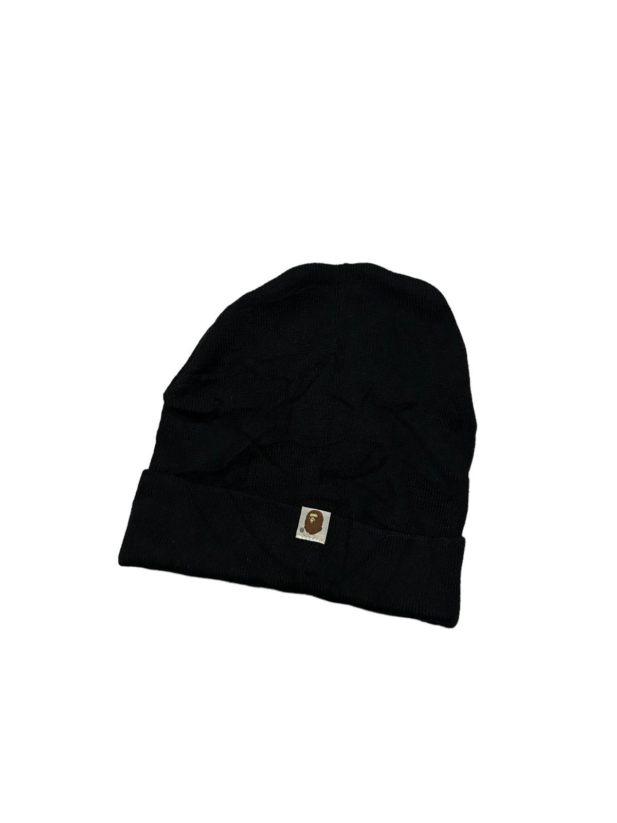 Bape Bape Big Logo Beanie Hats Made in Japan 🎌☠️ Size ONE SIZE - 5 Thumbnail