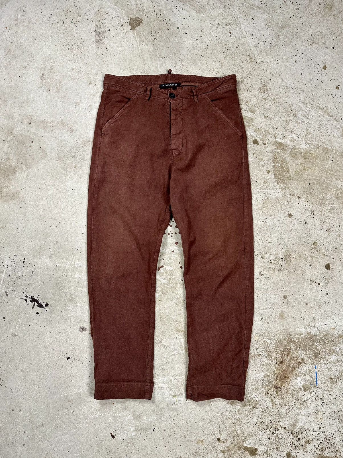 hannes roether Hannes Roether Brown Casual Pants Size US 32 / EU 48 - 1 Thumbnail