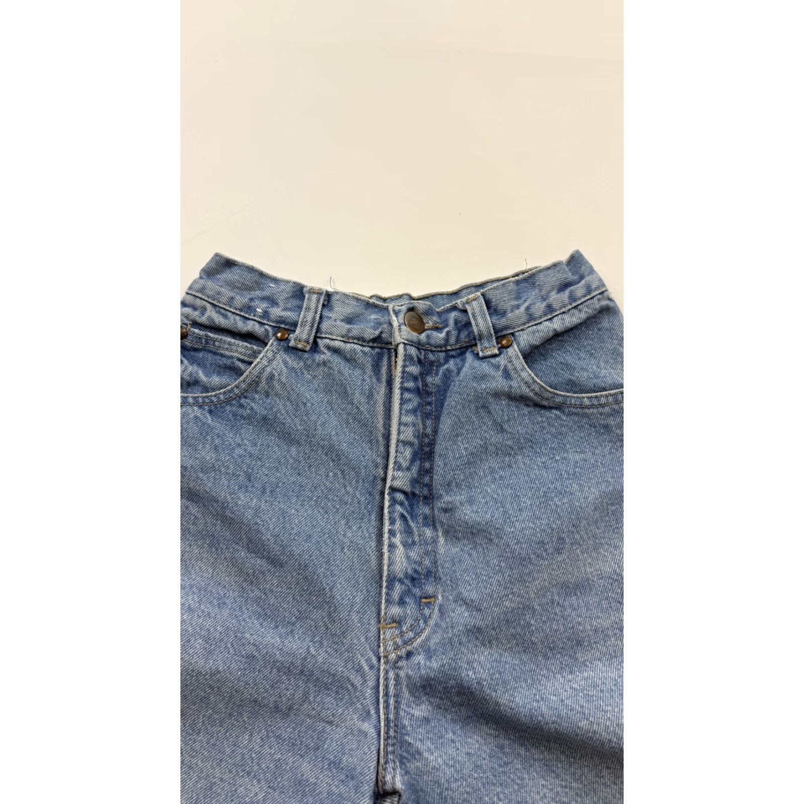 Asos SOS Jeans Womens 3/4 Light Wash Denim High Rise Mom Straight Leg Jeans Size 26" / US 2 / IT 38 - 2 Thumbnail