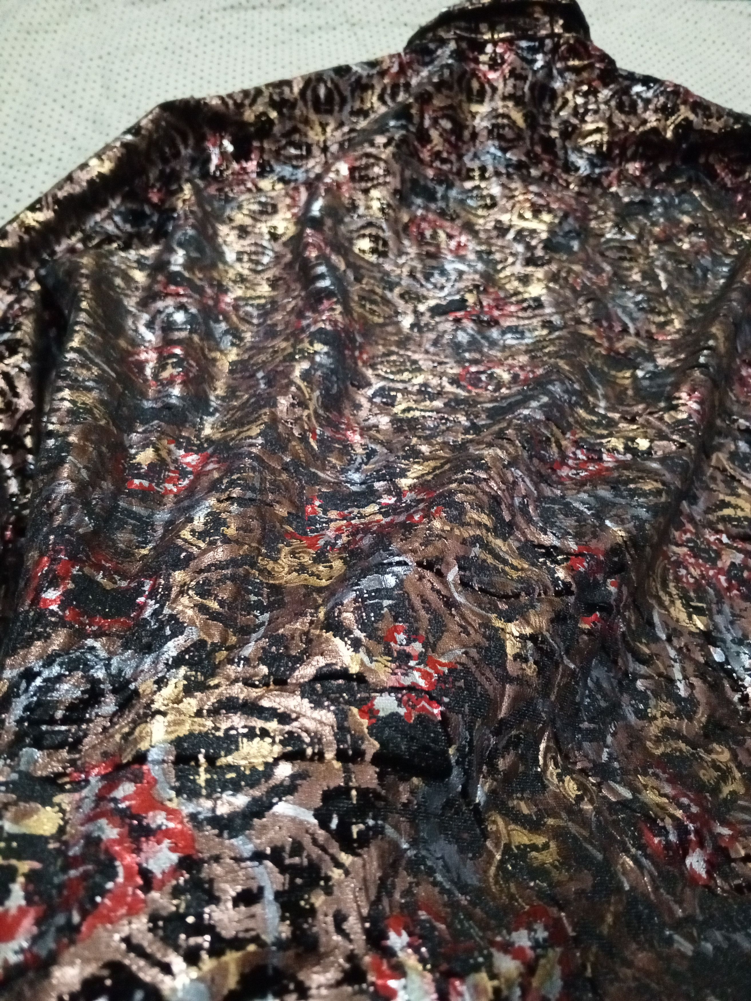 Japanese Brand JAPANBRANDS overprinting button long sleeve Size US L / EU 52-54 / 3 - 7 Thumbnail