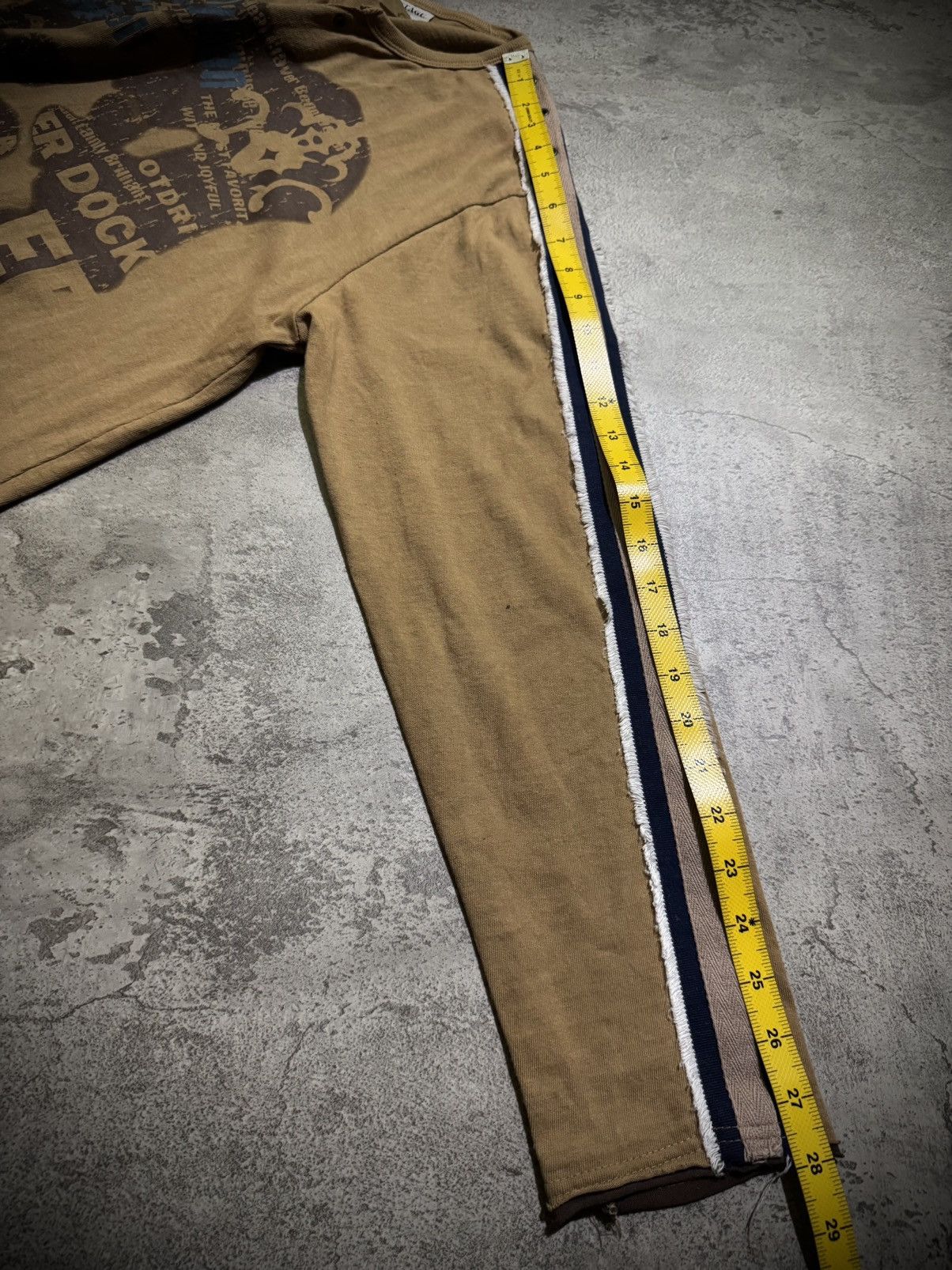 Hysteric Glamour Y2k Vintage jeans poem double layer longsleeve Size US M / EU 48-50 / 2 - 10 Thumbnail