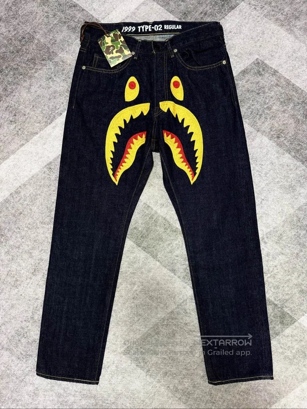 Bape × Nigo Bape Shark Type-02 Denim 