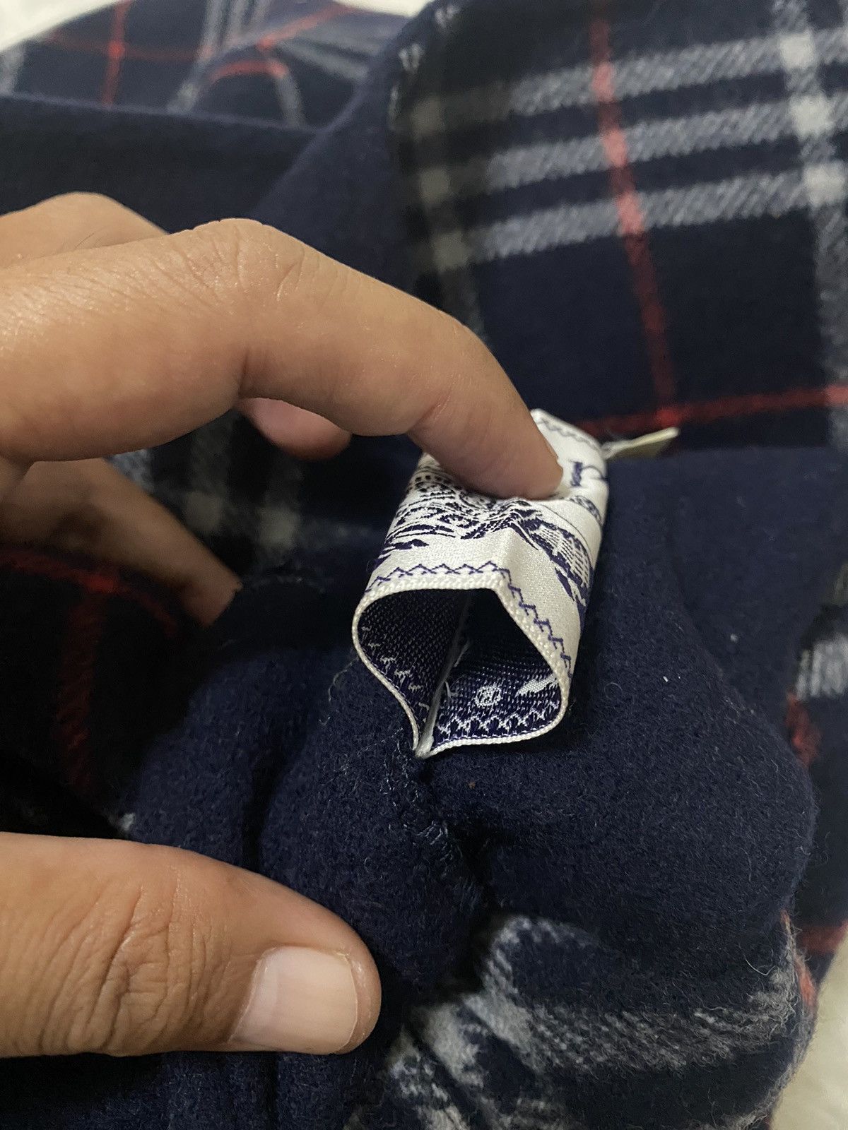 Burberry Prorsum × Vintage VINTAGE REVERSIBLE MONOGRAM WOOL BUTTONS UP BY BURBERRY’S Size US M / EU 48-50 / 2 - 10 Thumbnail