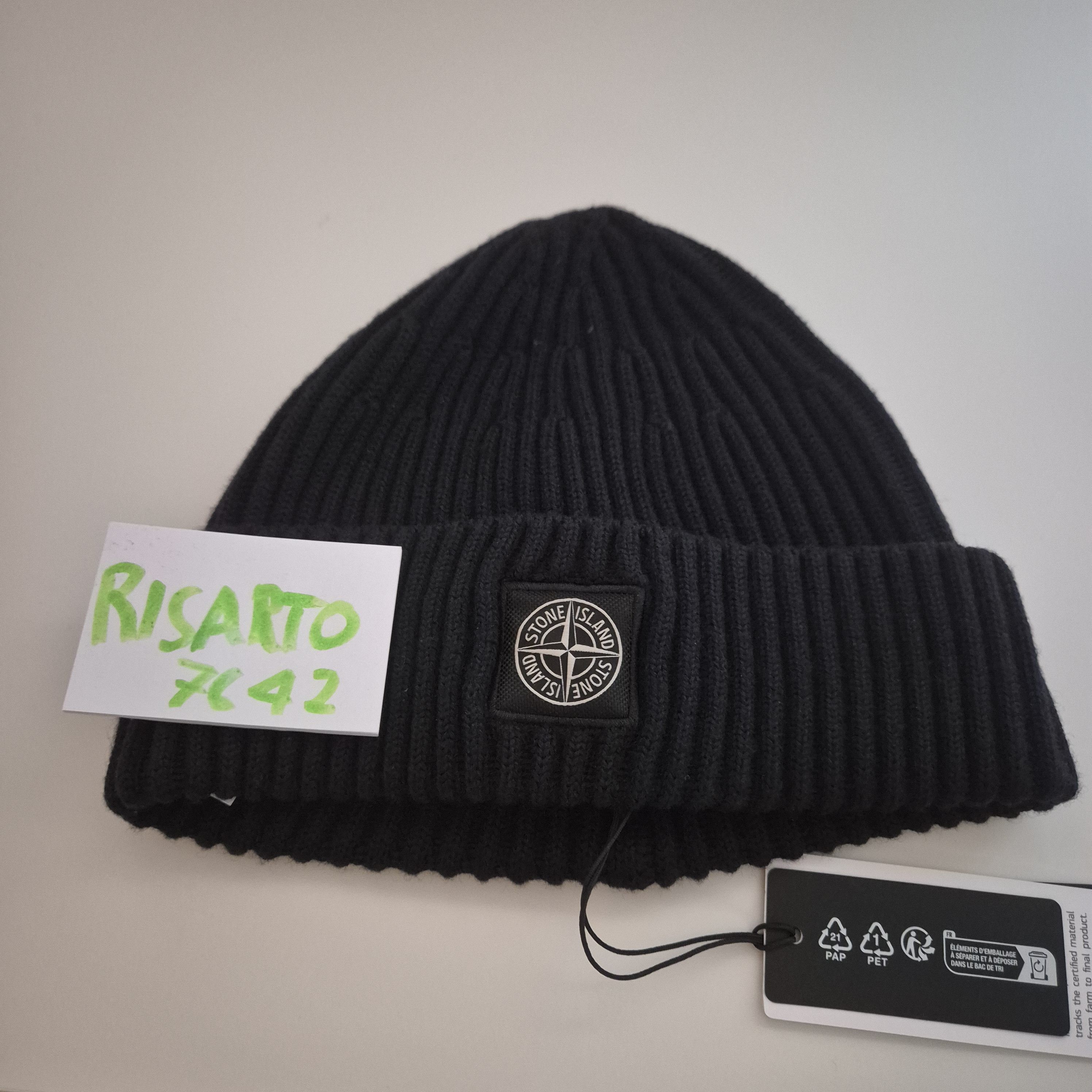 Stone Island Stone Island Wool Beanie Navy – New with Tags Size ONE SIZE - 3 Thumbnail