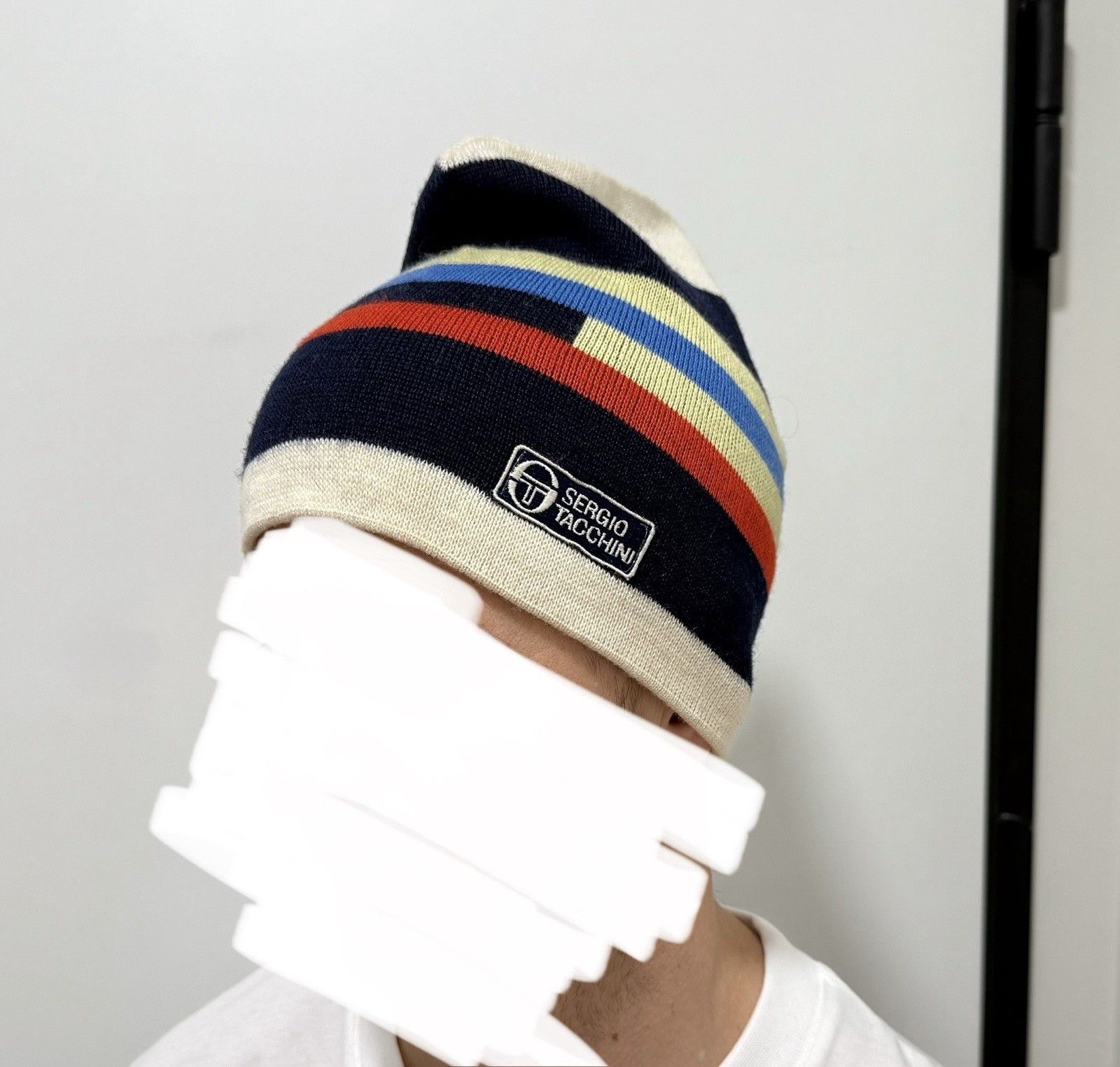 Sergio Tacchini DDP Sergio Tacchini Vintage Wool Ski Hat Size ONE SIZE - 2 Thumbnail