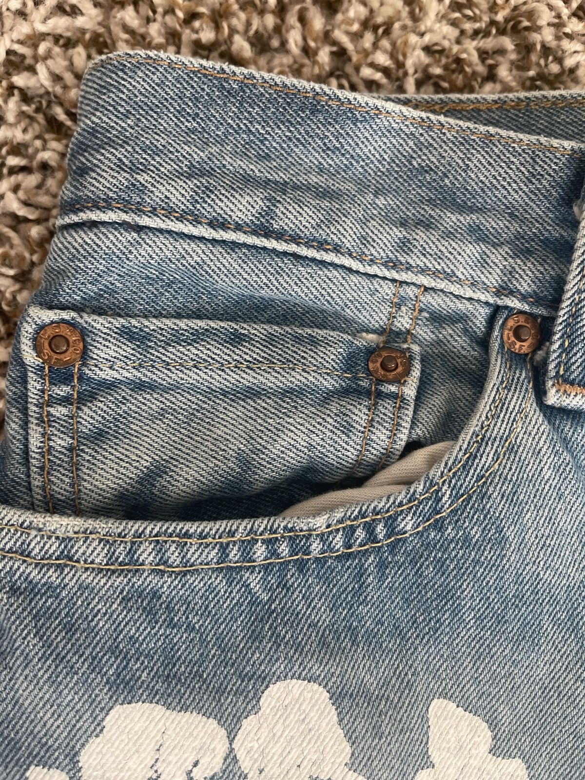 DENIM TEARS × Levi's Denim Tears x Levi’s Cotton Wreath Jeans Size US 34 / EU 50 - 6 Thumbnail