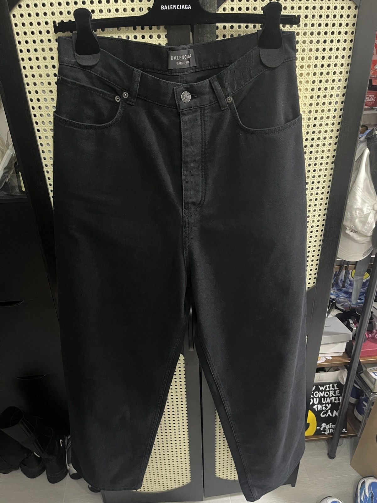 Balenciaga Balenciaga Garde-Robe Black Jeans Size US 30 / EU 46 - 1 Thumbnail