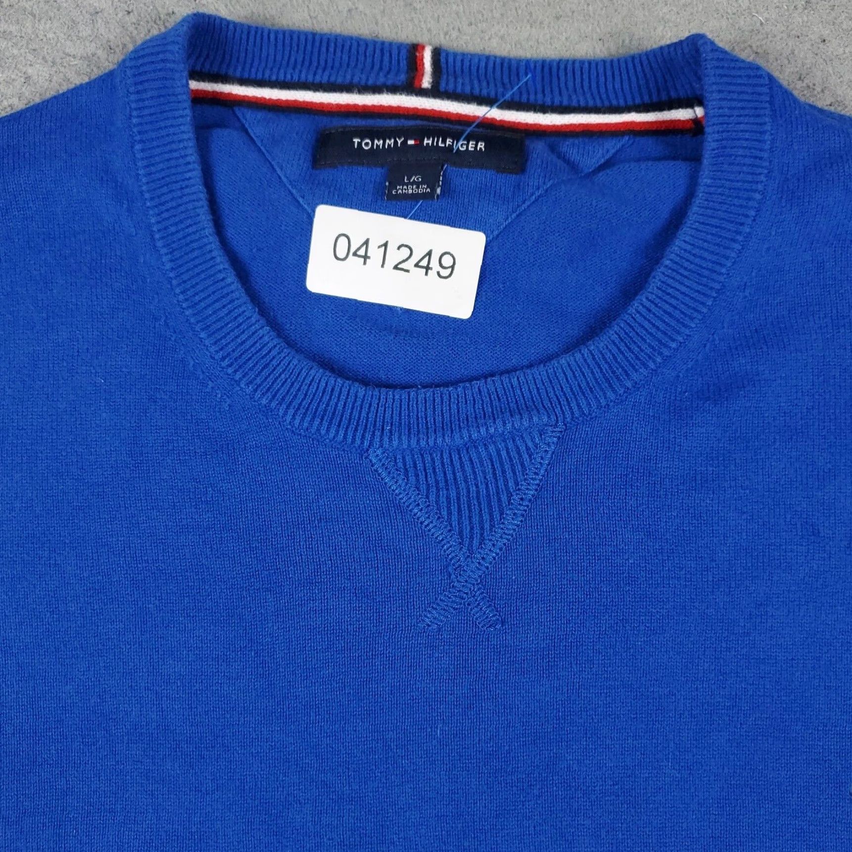 Tommy Hilfiger Tommy Hilfiger Mens Large XL Blue Casual Pullover Sweater Size US L / EU 52-54 / 3 - 2 Thumbnail