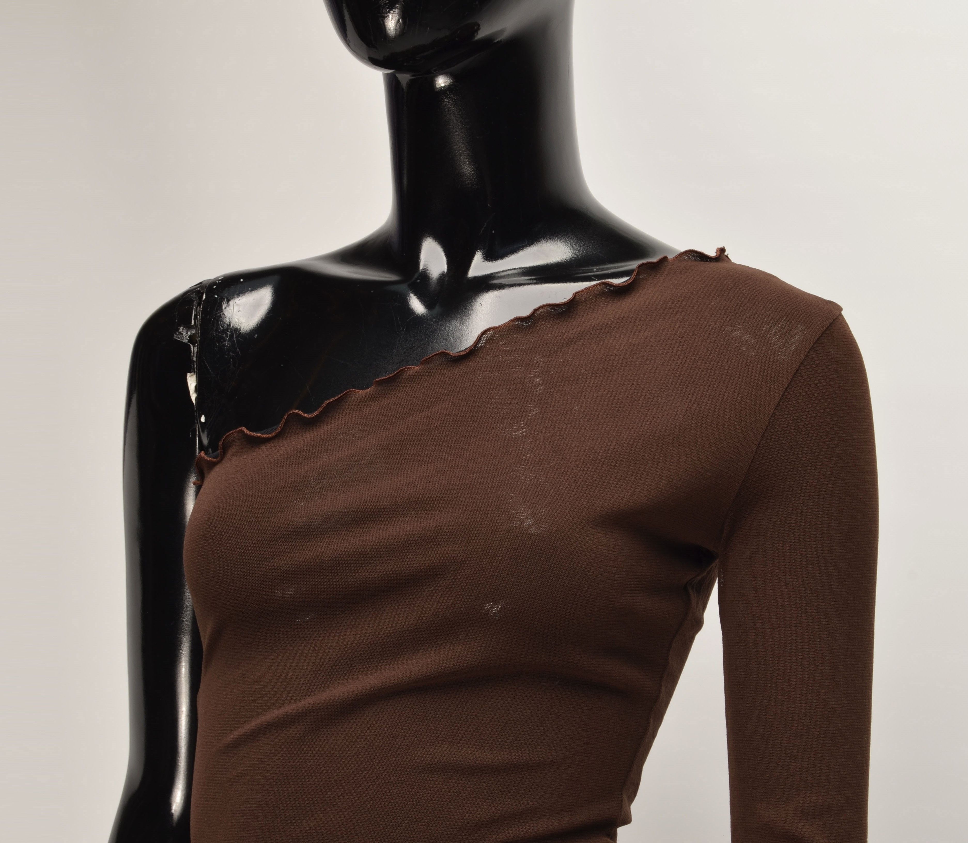 Other Herzhell Camilla Y2K Reversible Mesh One Shoulder Top Size S / US 4 / IT 40 - 2 Thumbnail