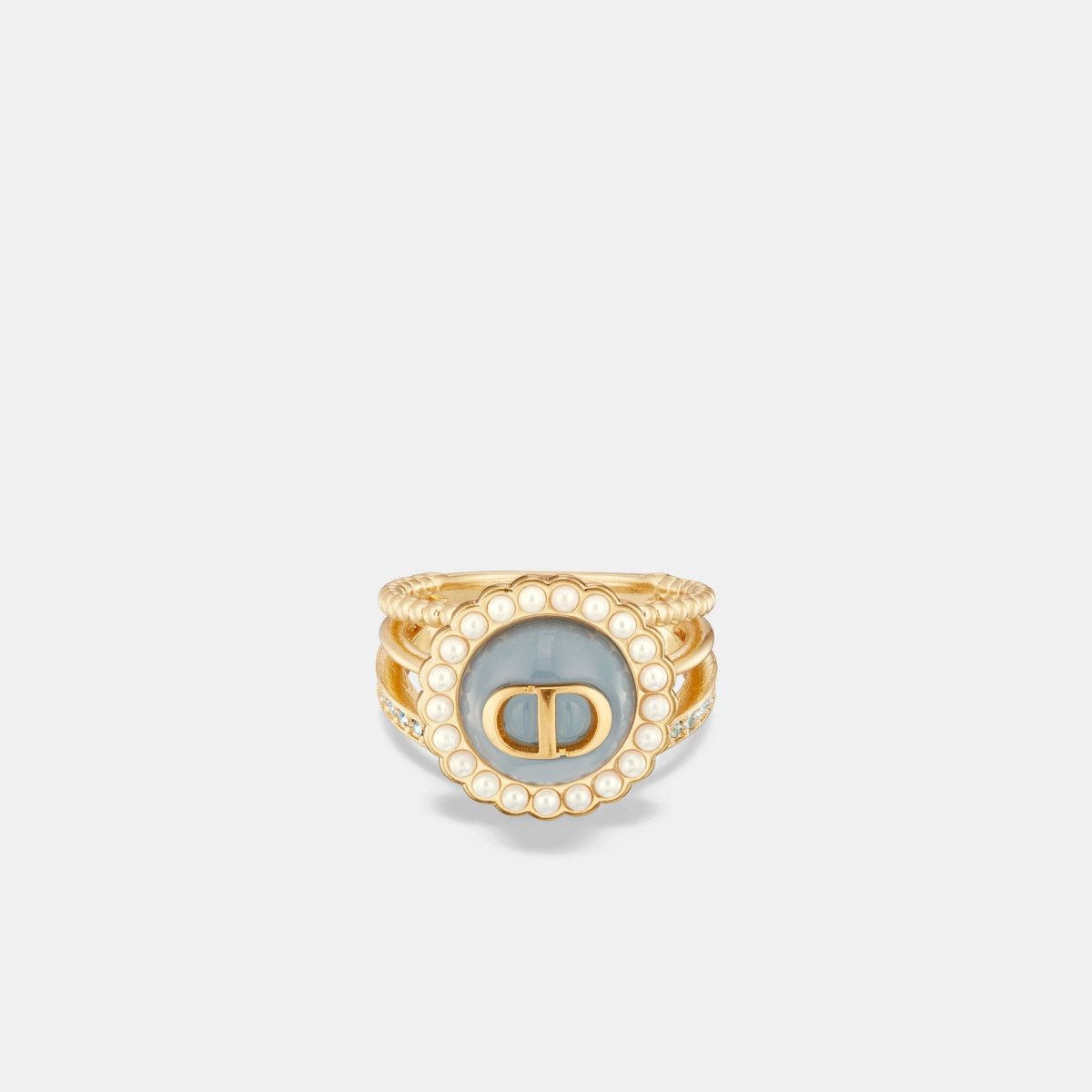 Dior o1bcso1str0126 Size:OS/Petit Cd Barque Ring in Golden Size ONE SIZE - 3 Thumbnail